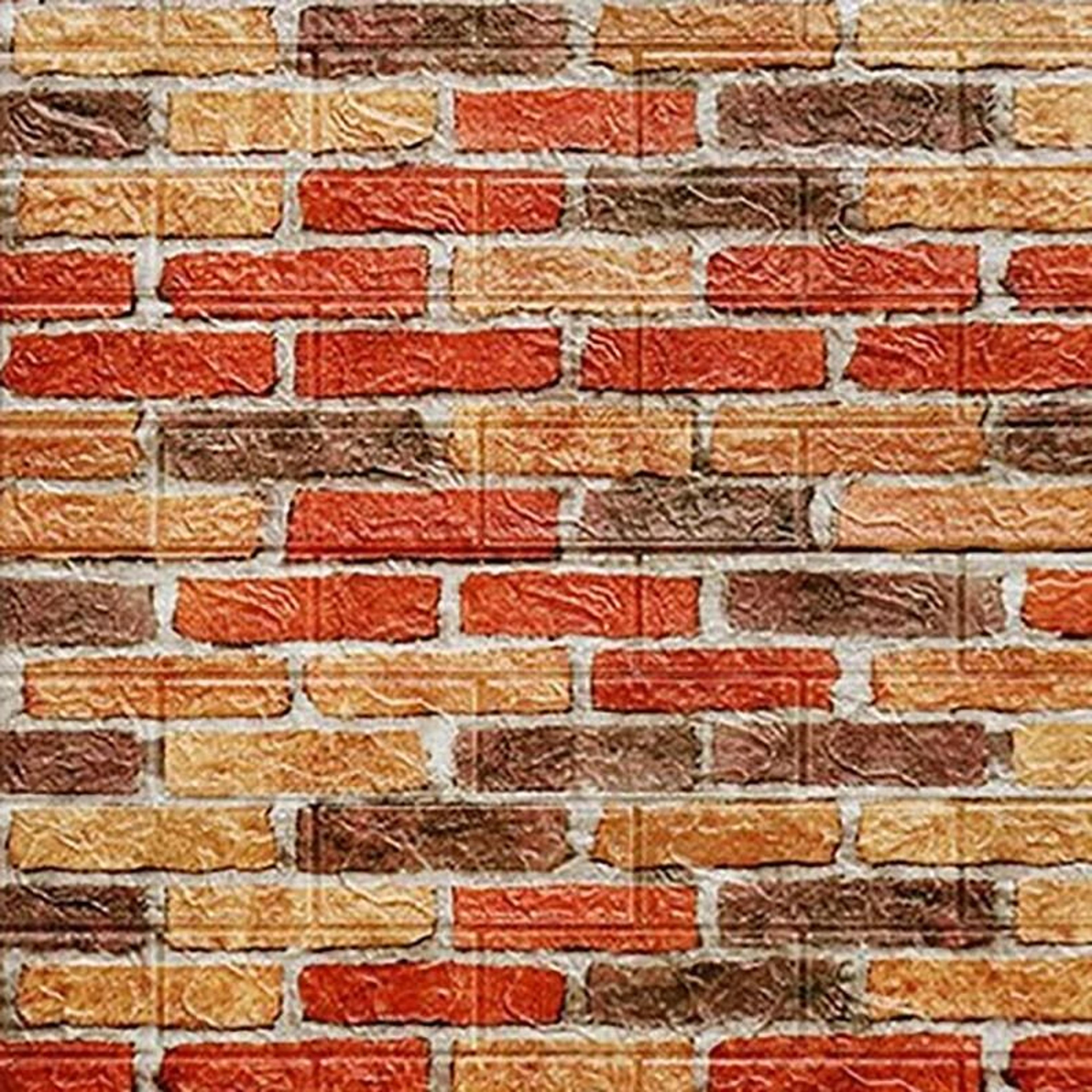 3D Imitation Brick Wall Sticker Set  Waterproof SelfAdhesive DIY Wallpaper 8