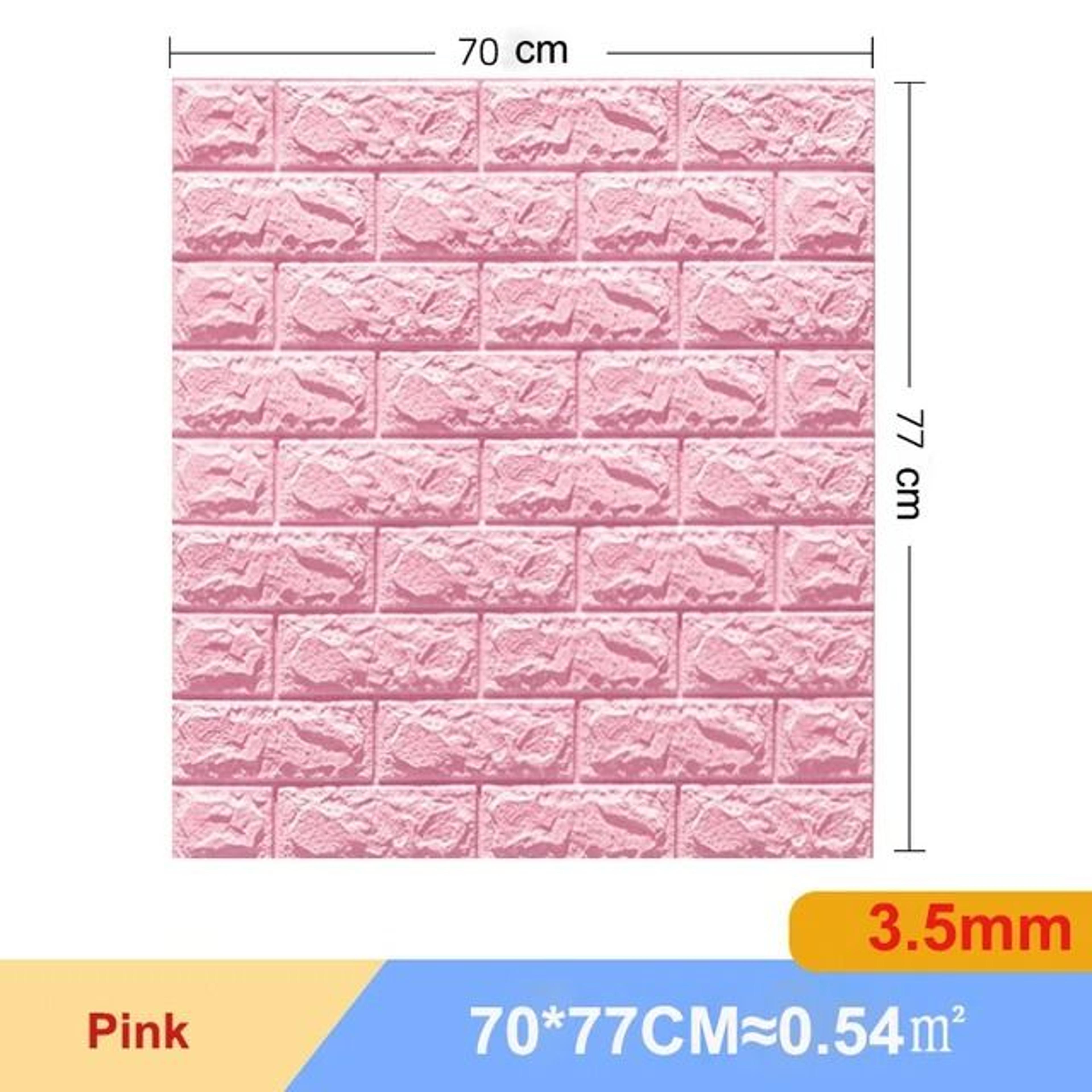 Premium 10Piece 3D Brick Wall Panel Set  SelfAdhesive KidSafe DIY Wallpaper 12