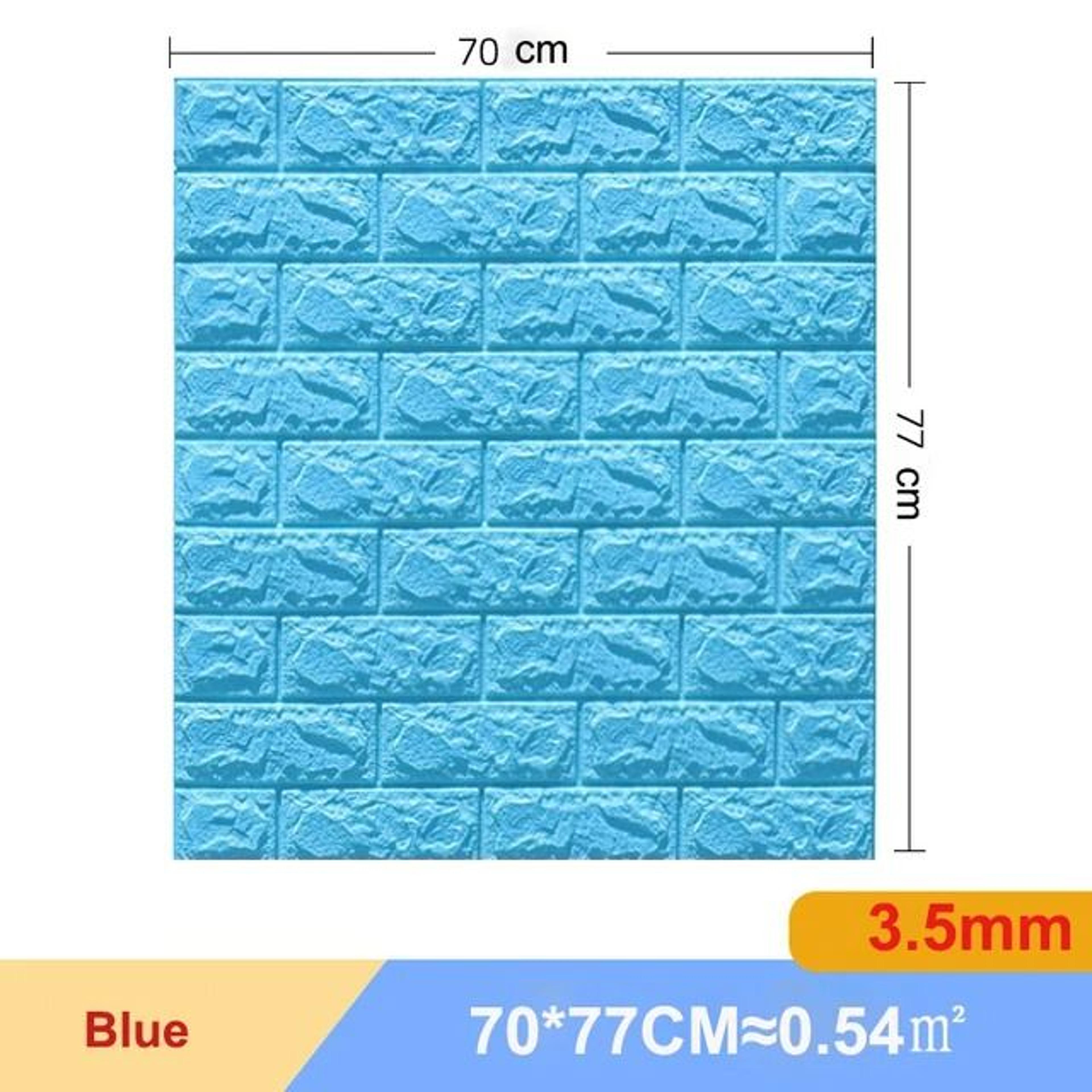 Premium 10Piece 3D Brick Wall Panel Set  SelfAdhesive KidSafe DIY Wallpaper 8
