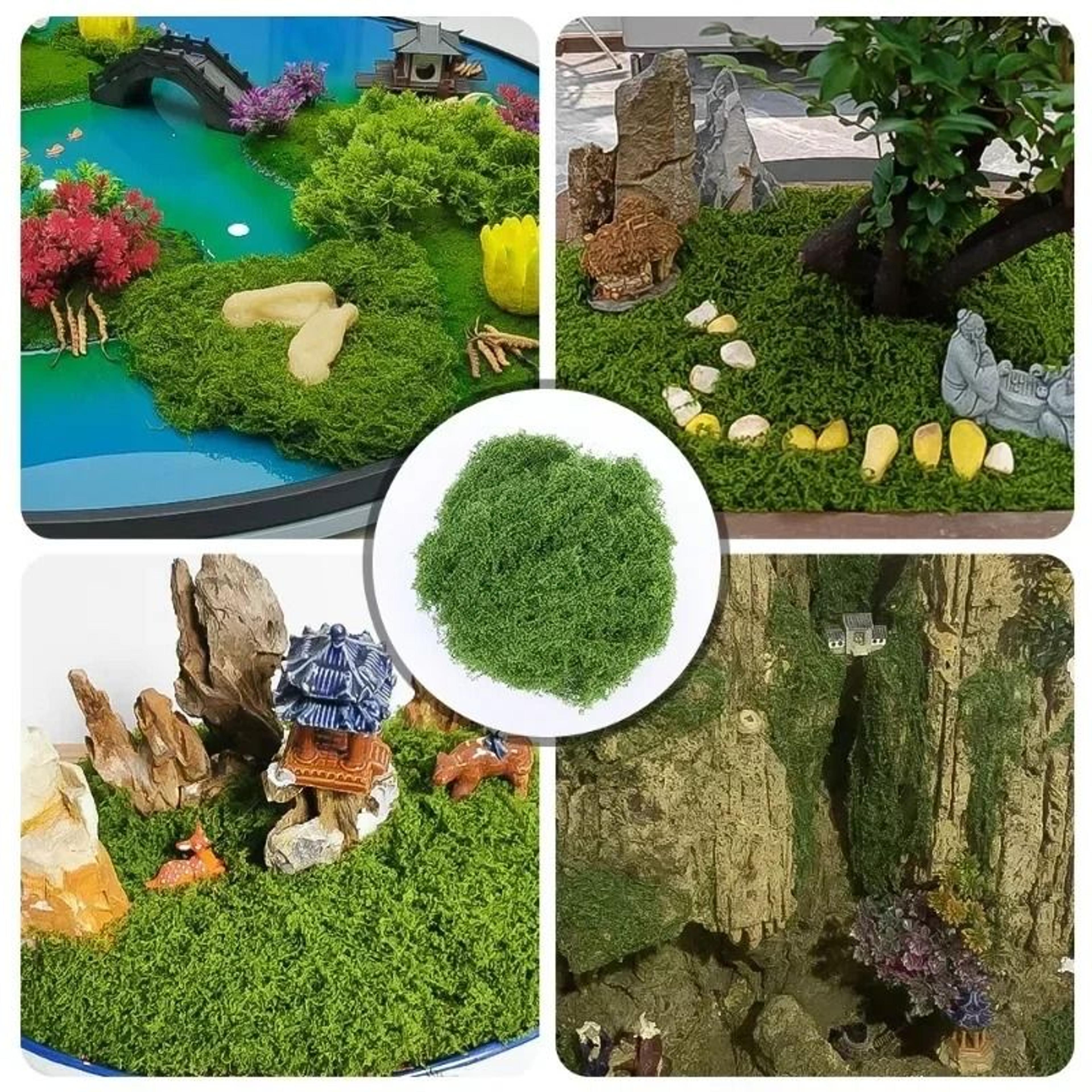 Everlasting Preserved Green Moss  Eternal Artificial Grass For Mini Landscapes  DIY Crafts 5