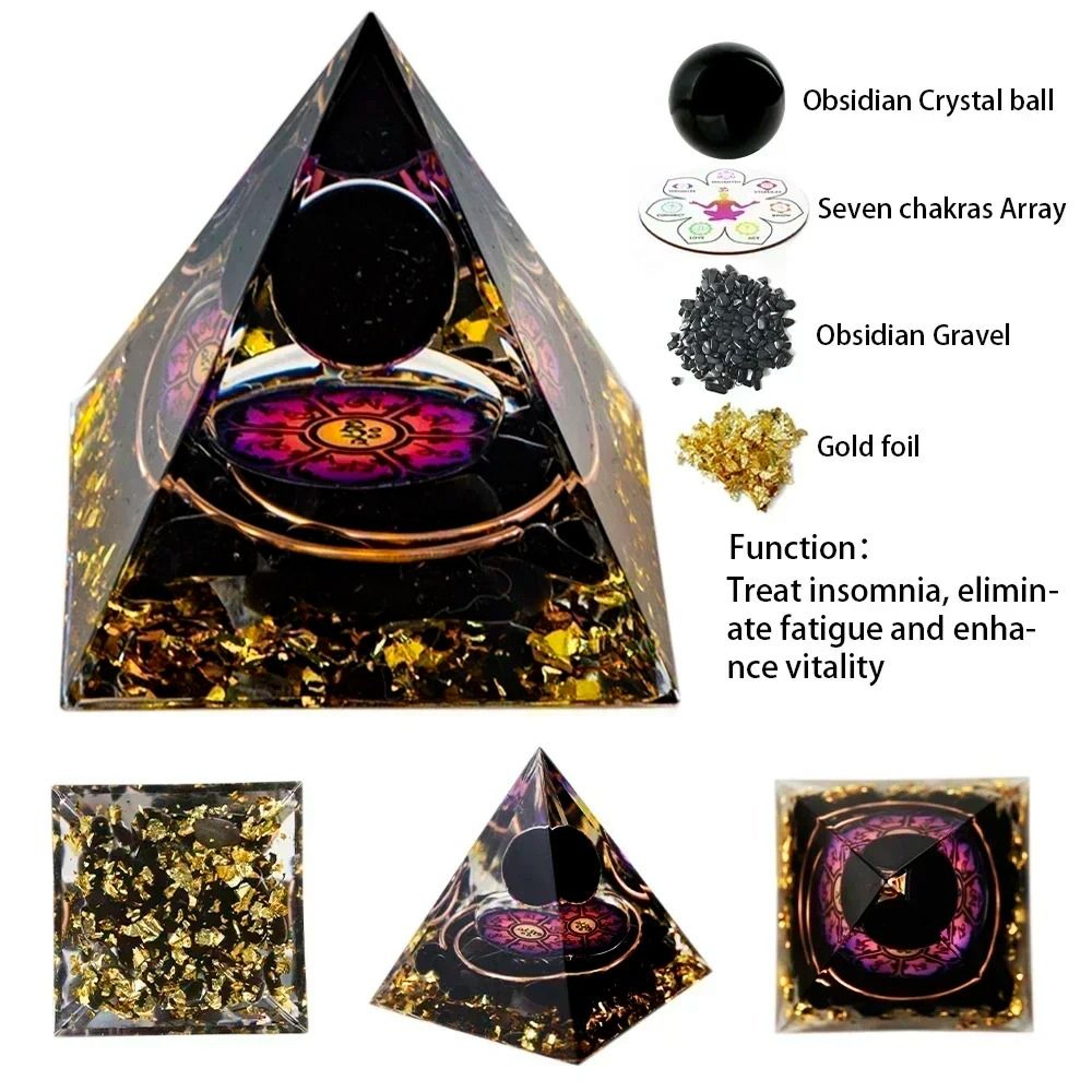 5cm Citrine  Peridot Energy Generator  Reiki Healing Chakra Pyramid For Meditation  EgyptianStyle R 10