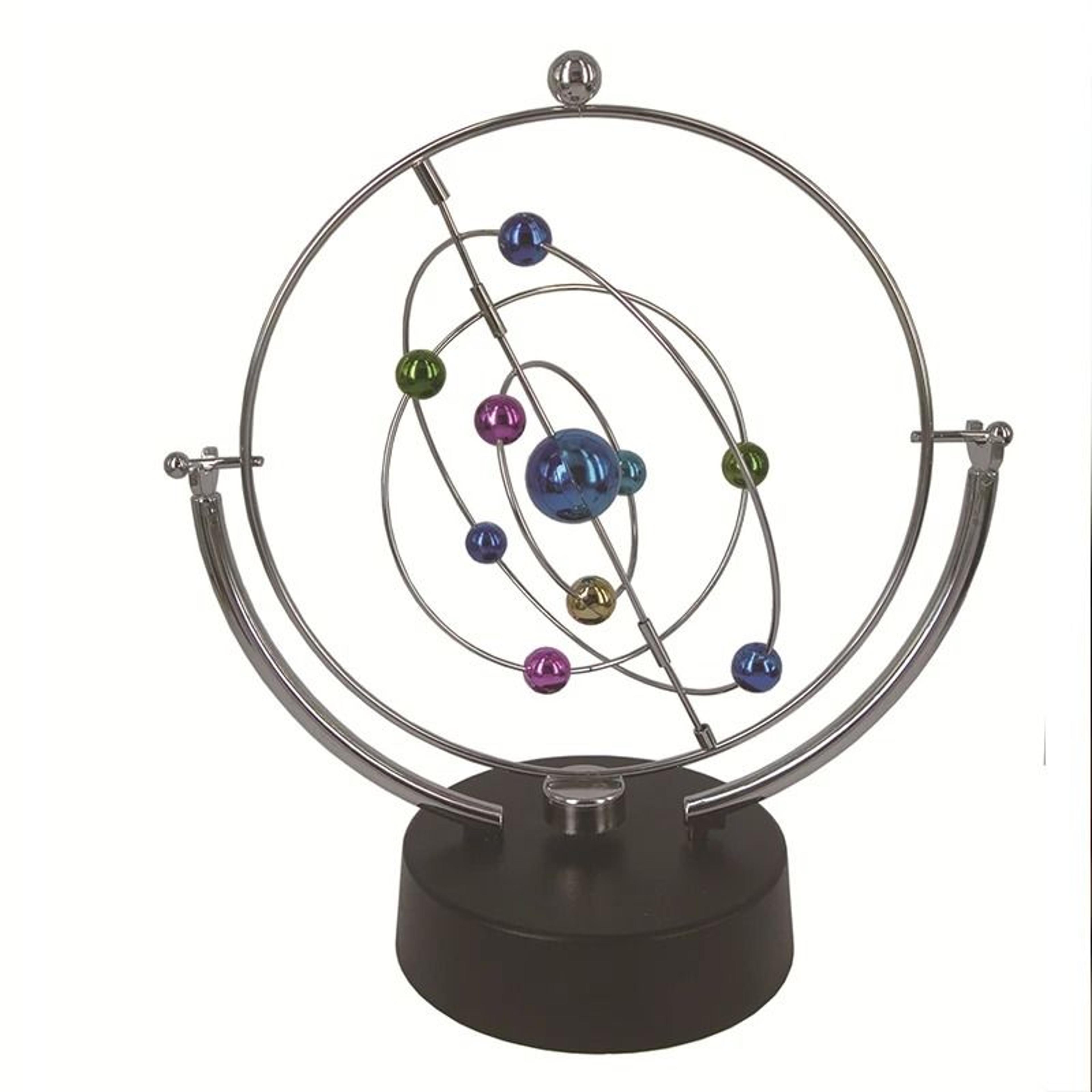 Celestial Perpetual Motion Orbit  Kinetic Revolving Solar System Model For Executive Desk  Modern H 1