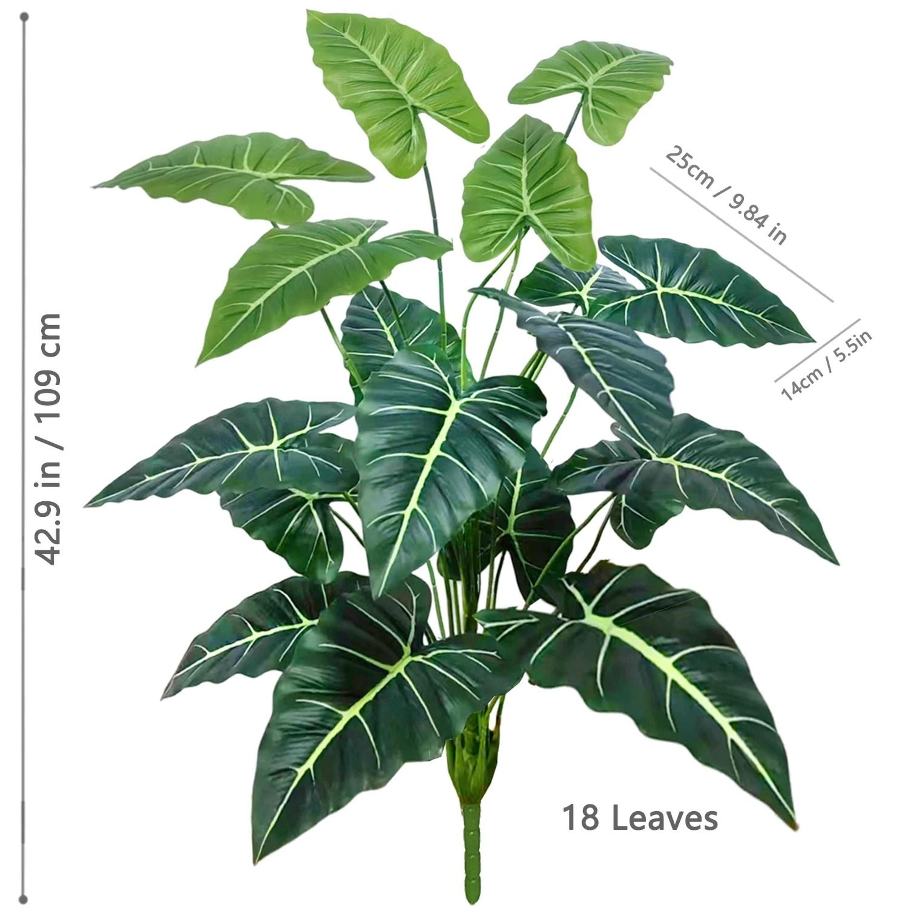 Giant Artificial Calla Lily  Tropical Foliage  Large Floor Plant For Modern Home  Office Decor 12