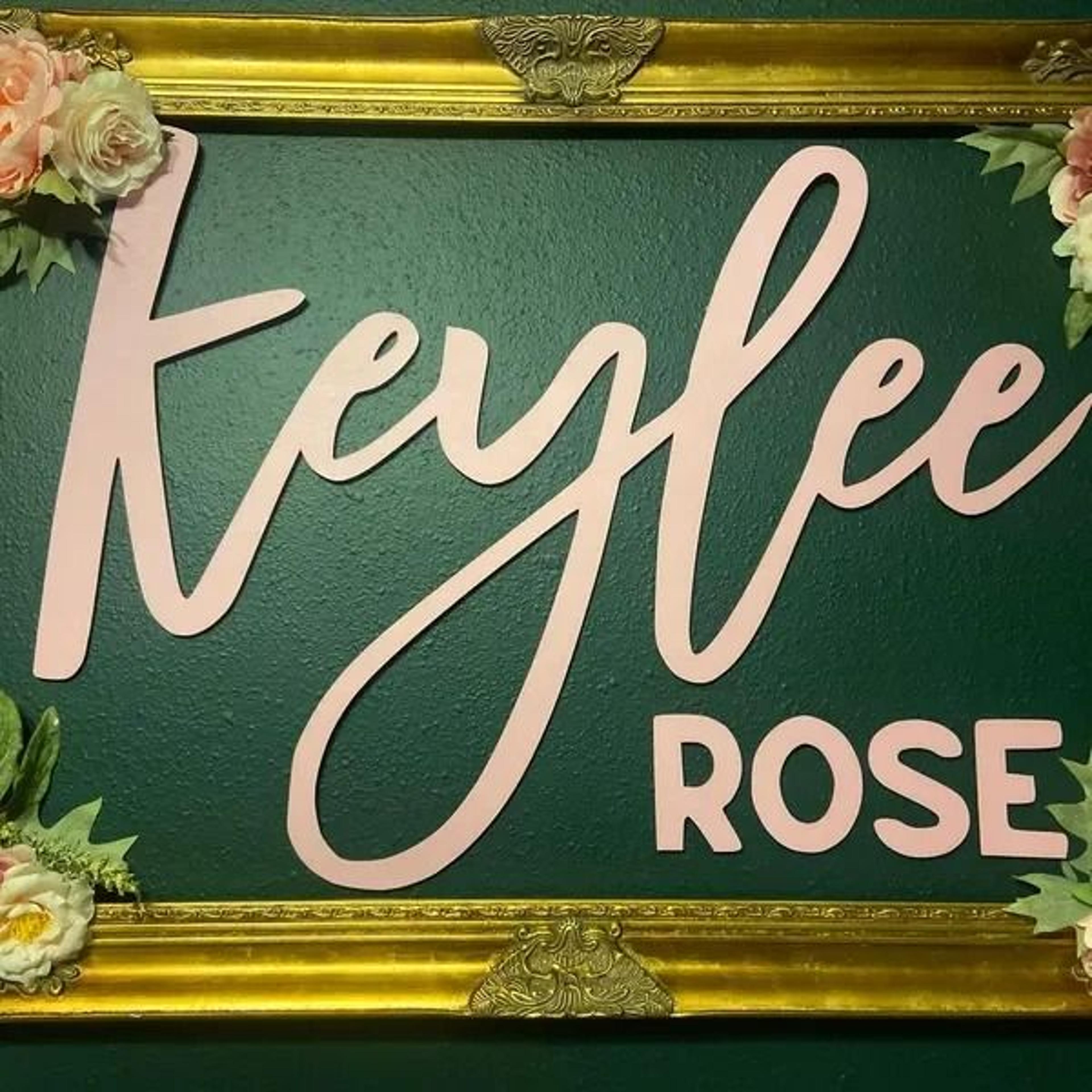 Custom Personalized Wooden Name Sign  Secure Nursery Wall Decor  Harmless Script For Baby Room  Kid 3