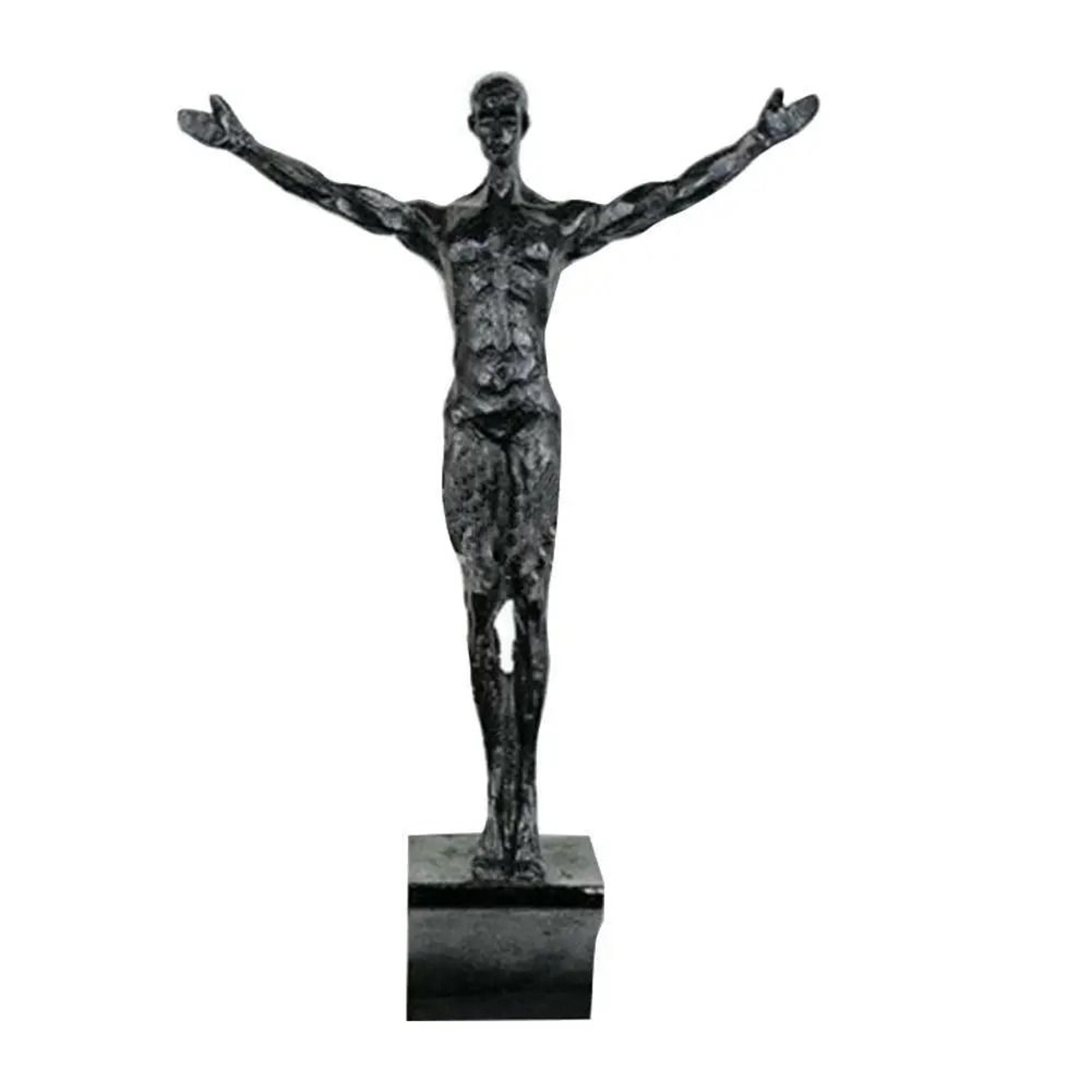 Modern Climbing Man Wall Sculpture  Athlete Resin Statue  Creative HandFinished Wall Art For Living 1
