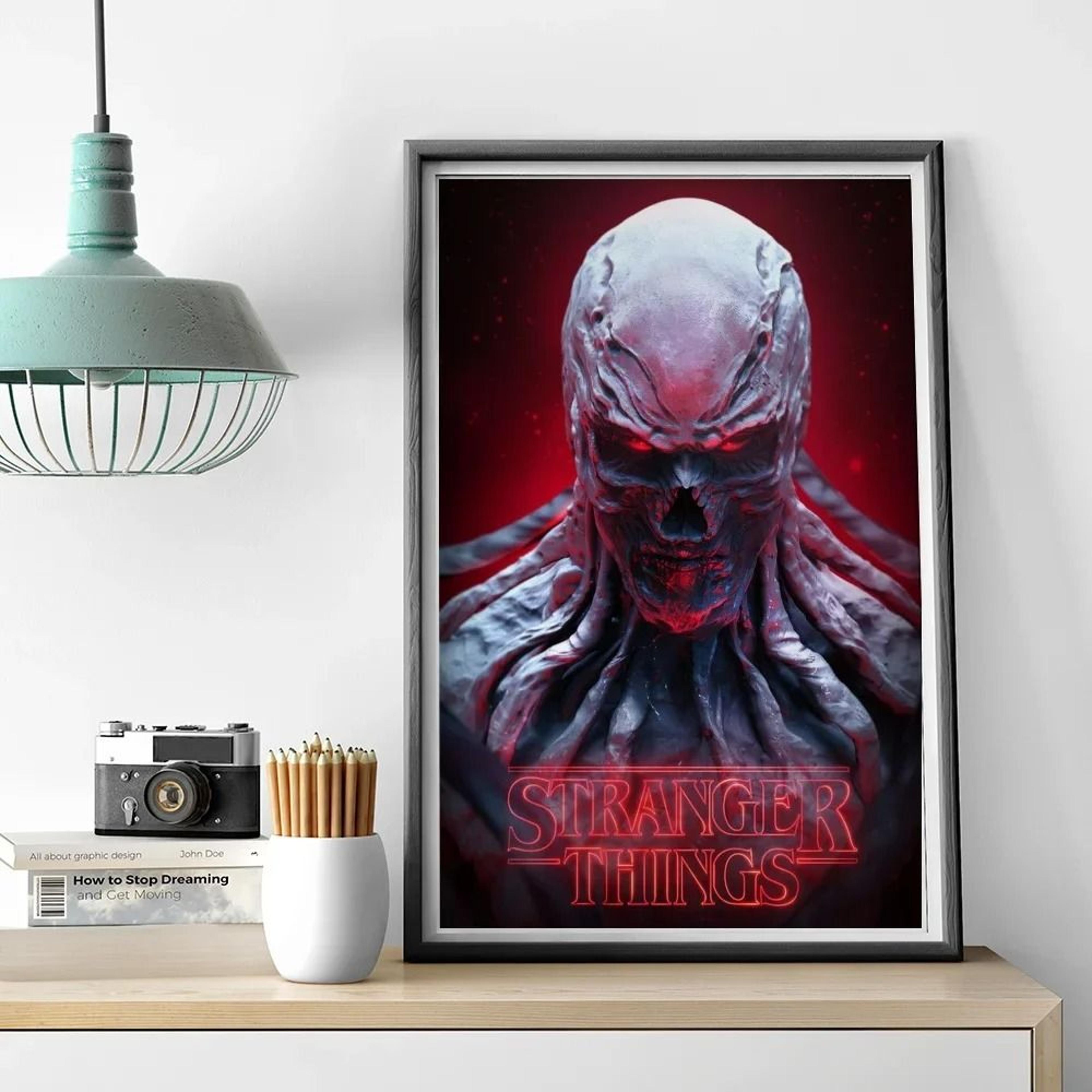 Stranger Things TV Series Poster  Retro SciFi Canvas Painting  Coffee House  Bar Room Wall Art Deco 7