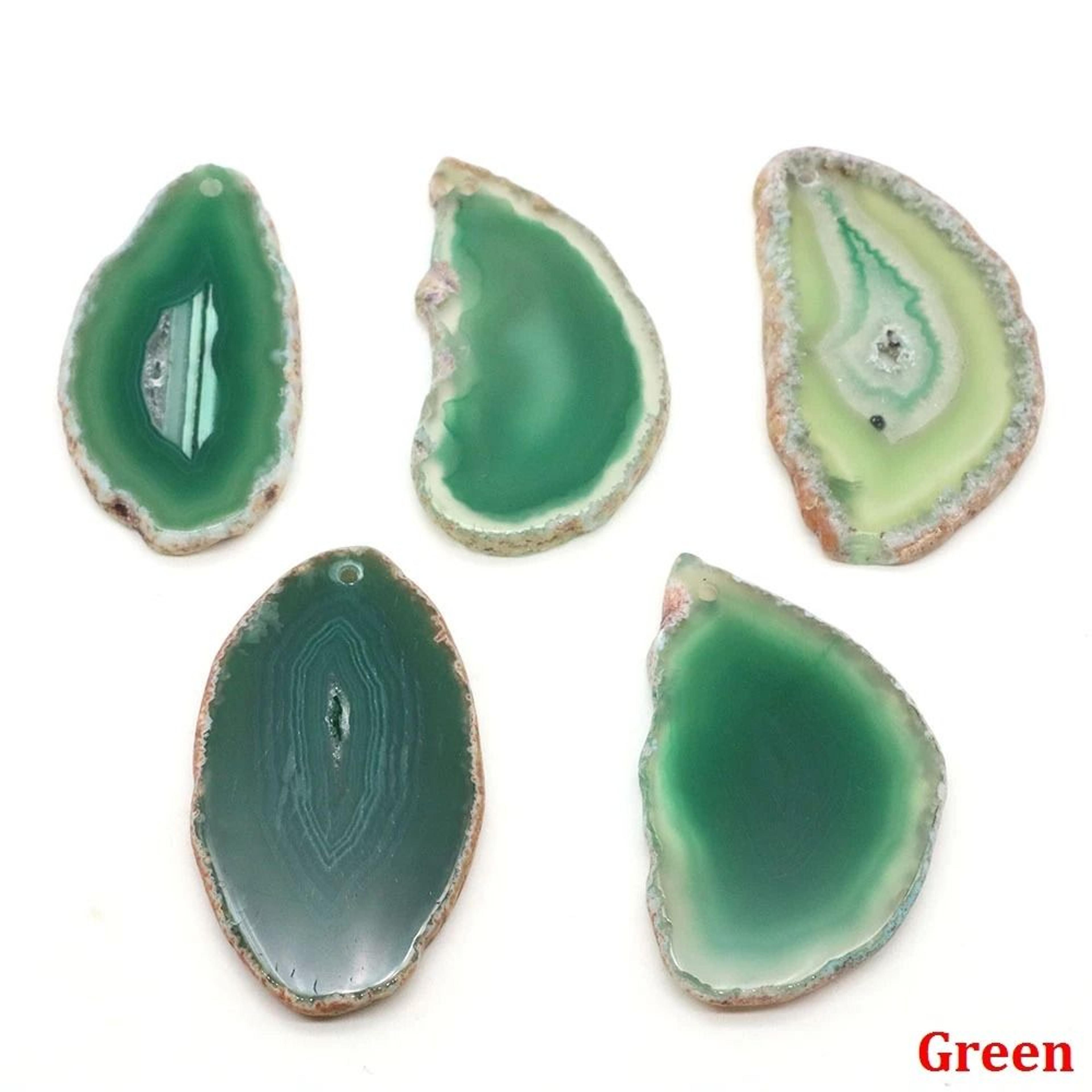 Natural Irregular Onyx Agate Geode Slice  Reiki Healing Crystal With PreDrilled Hole  DIY Jewelry   11