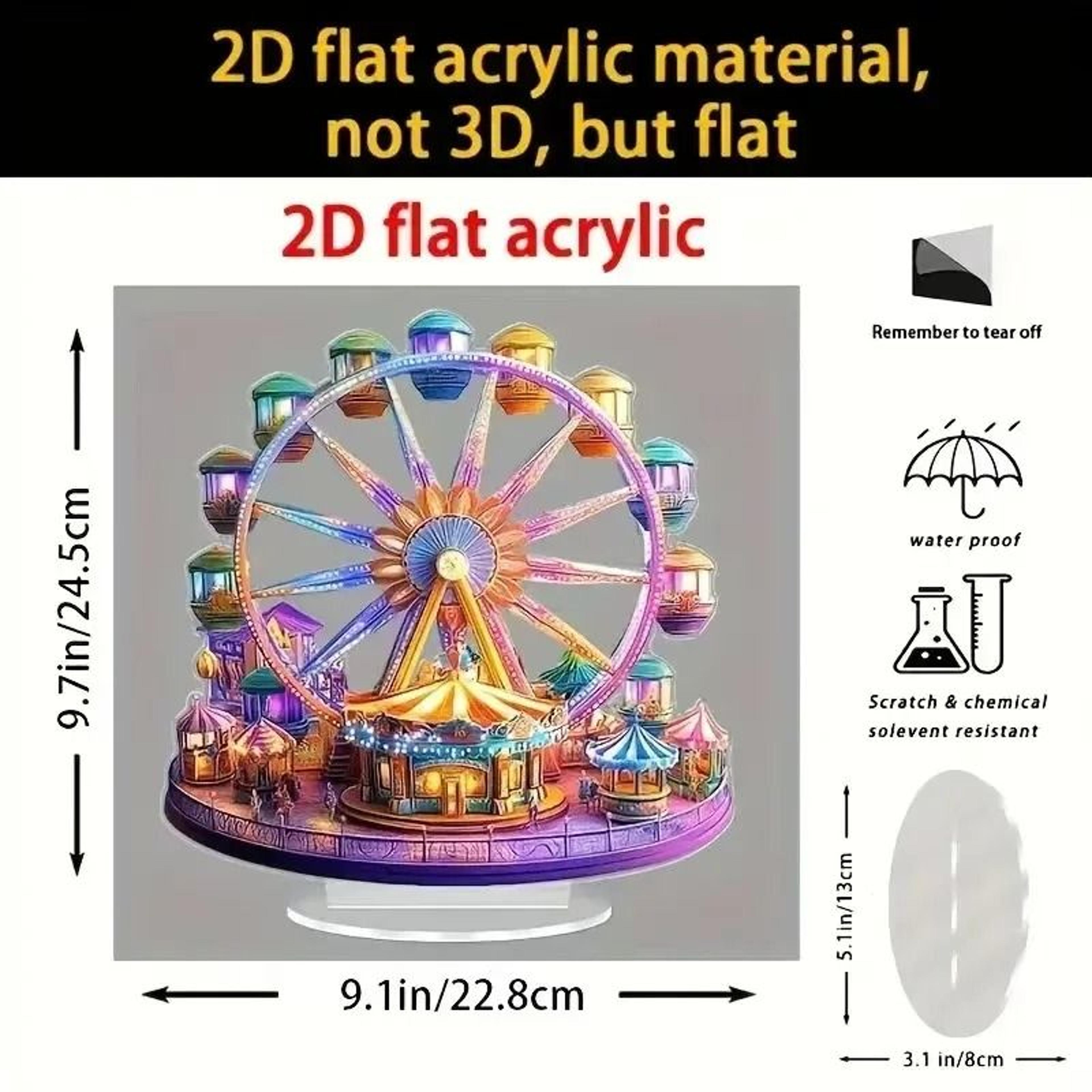 Eid Acrylic Mosque Tabletop Decor  2D Graphic Window Display  Professional Ramadan  Celebration Gif 21