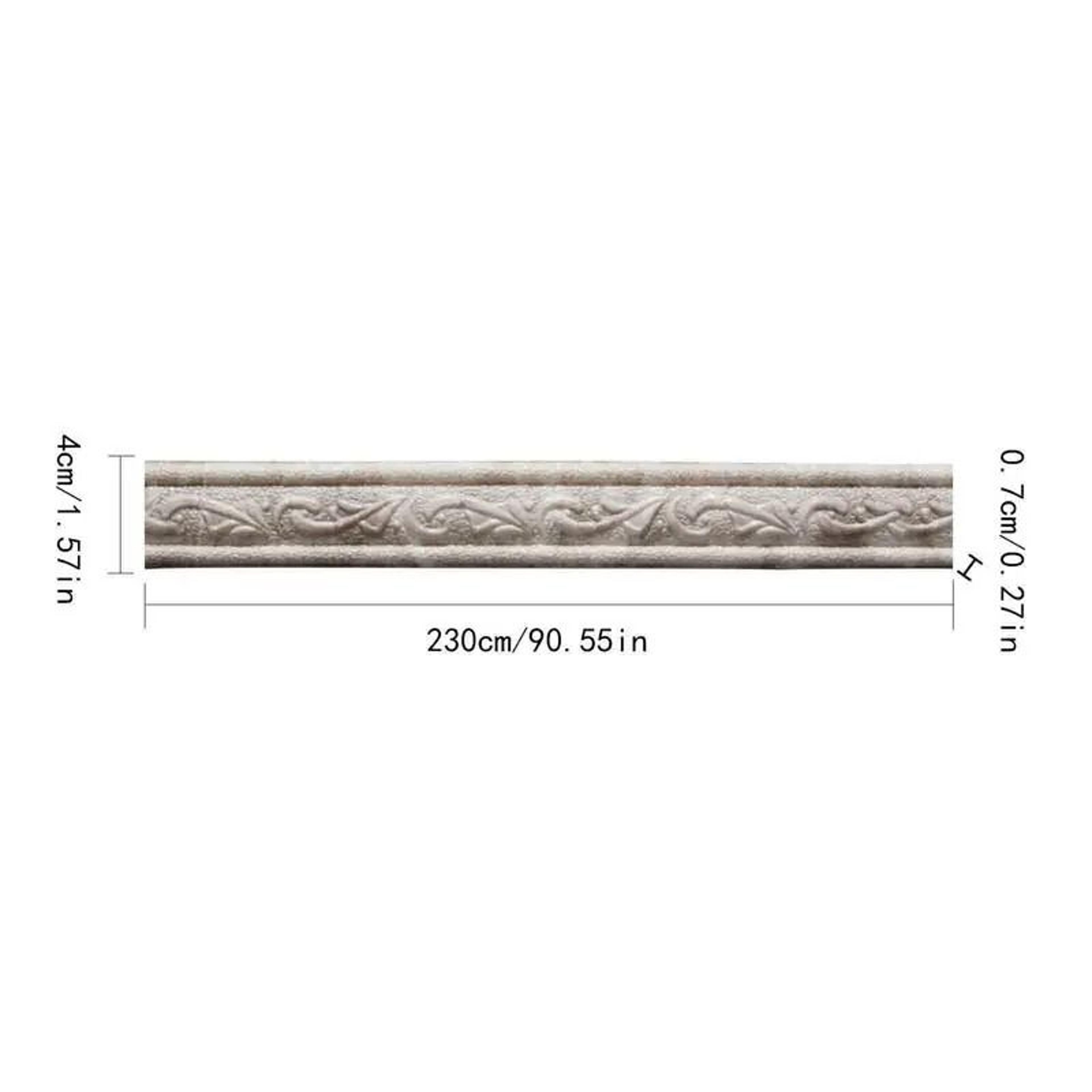 3D Foam Molding Trim  SelfAdhesive Flexible Wall Edge Strip  Professional Waterproof Ceiling  Corne 5