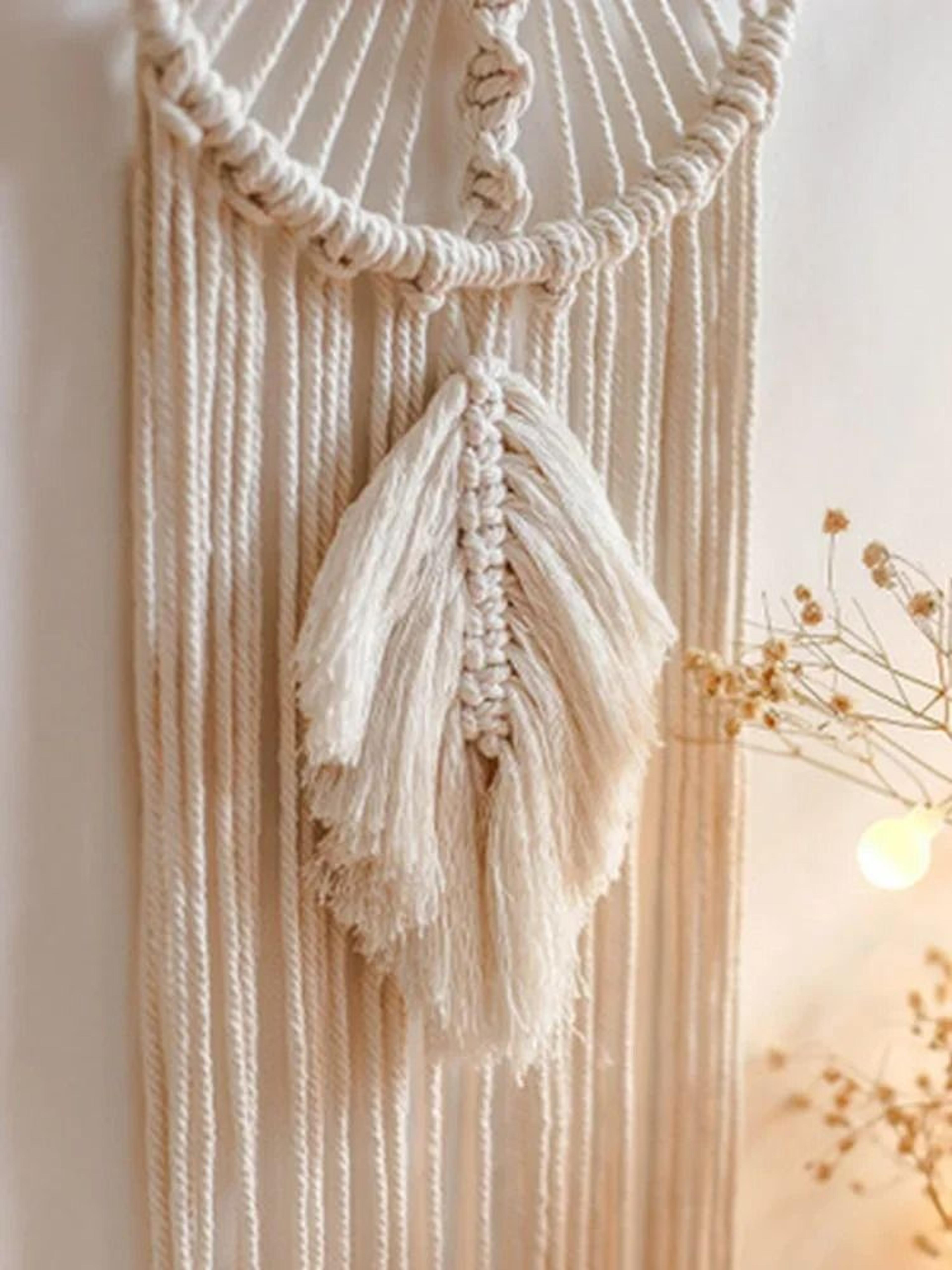 Nordic Macrame Dream Catcher  Artisan Boho Wall Tapestry  Professional Nursery  Executive Home Sanc 4