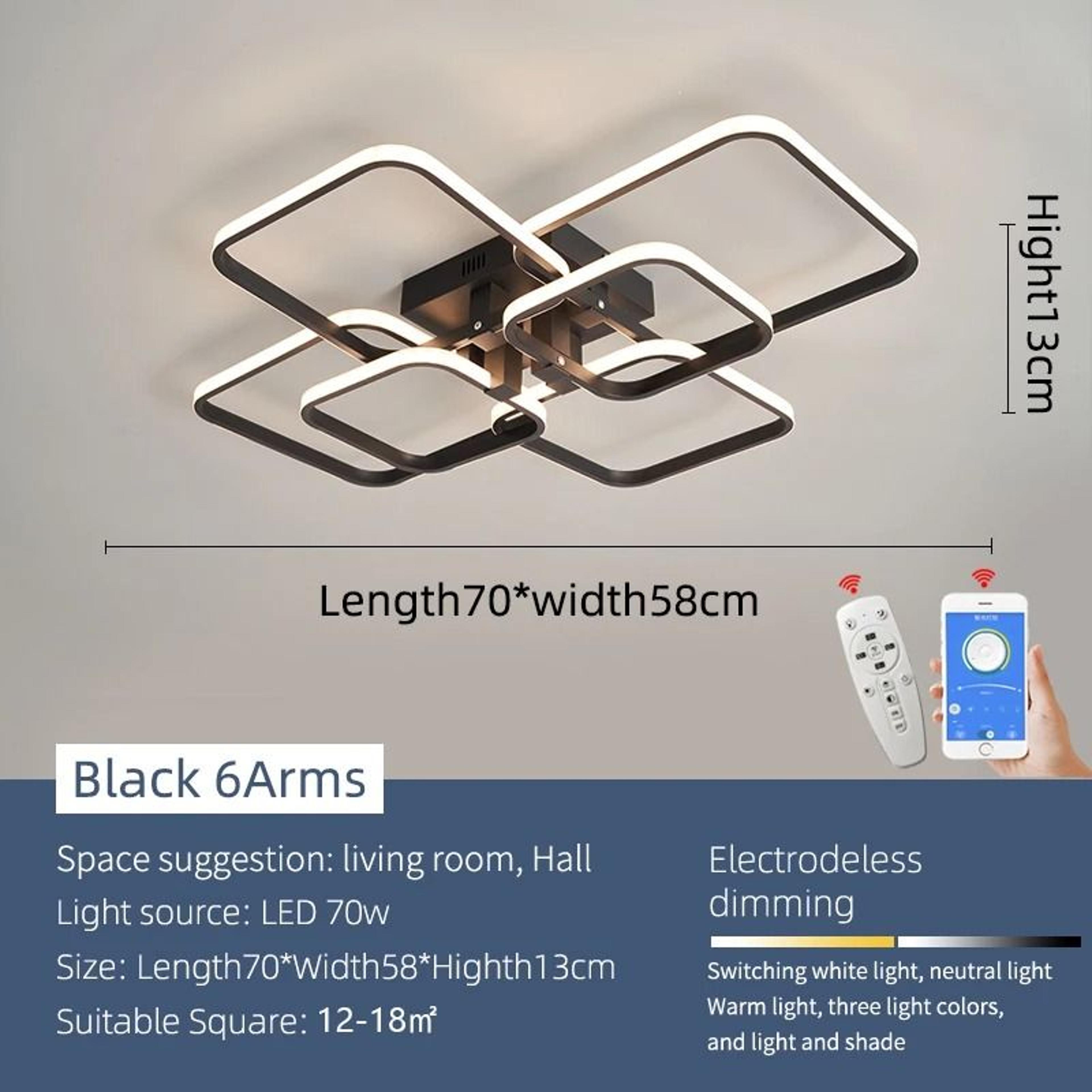 Modern Architectural LED Chandelier  Professional Geometric Linear Ceiling Light Fixture 10
