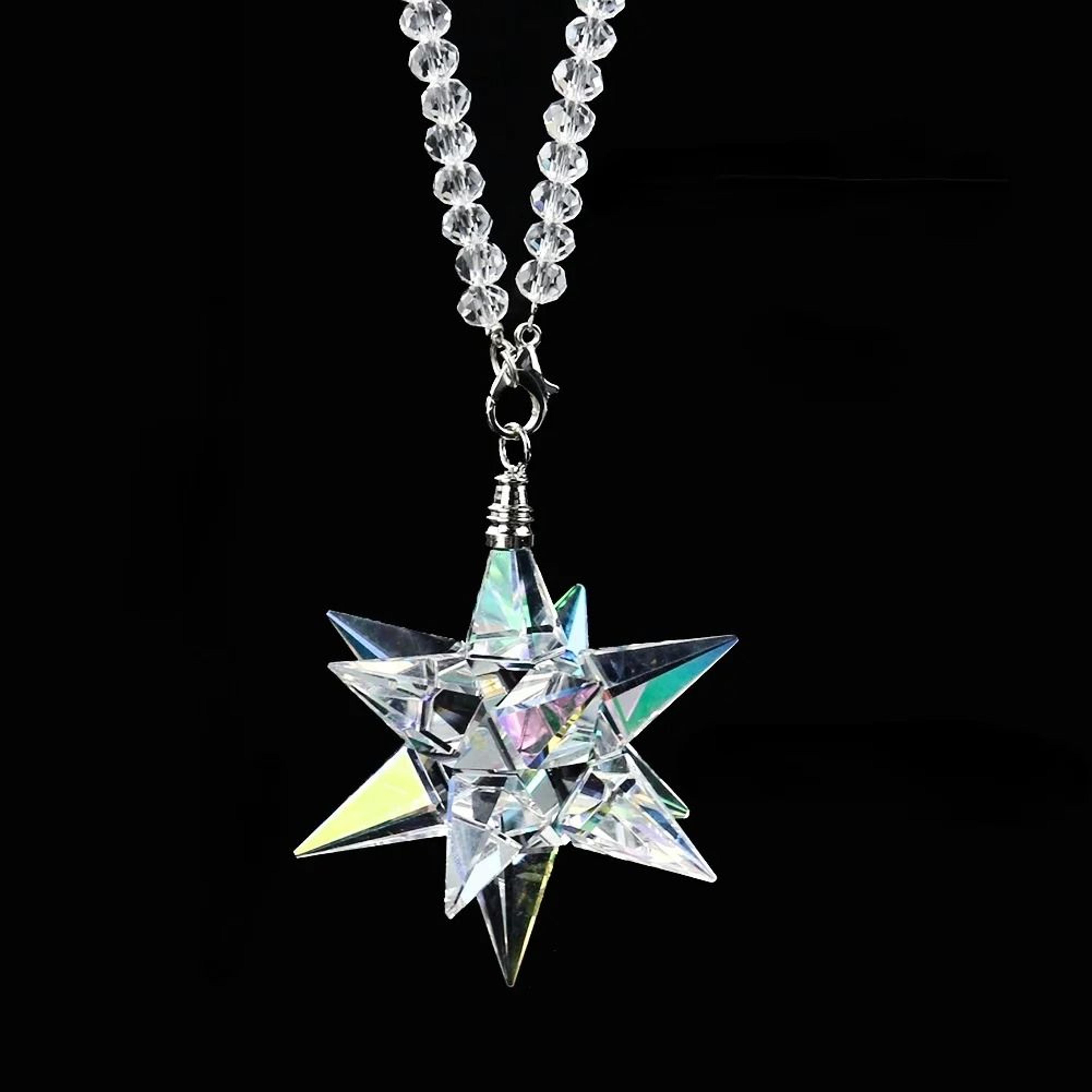 ab meteor hammer crystal pendant | rainbow maker car hanging | executive mirror suspension & home decor