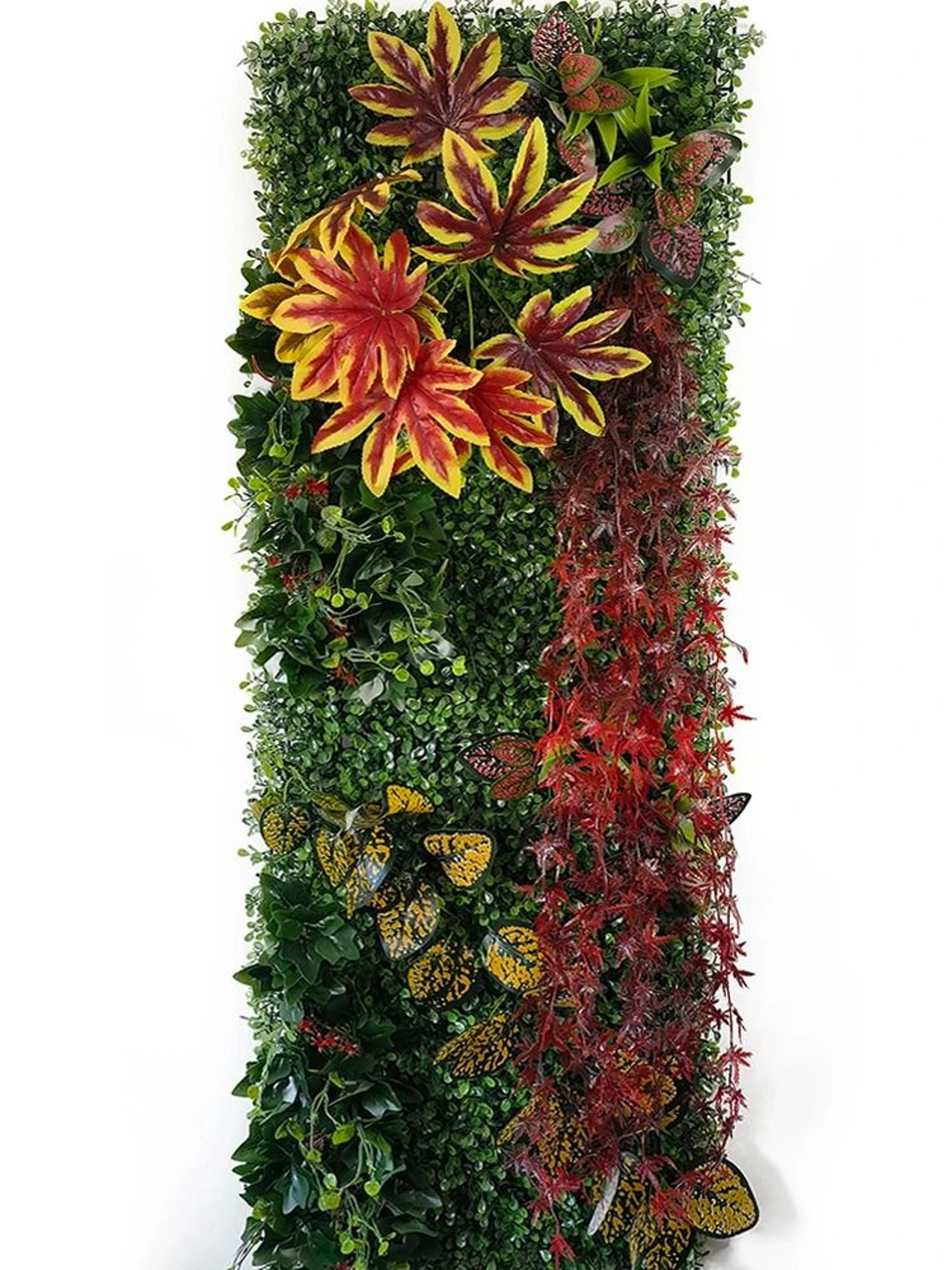 40x120cm Artificial Chlorophytum Wall  Simulation Comosum Grass Panel  Executive Hotel  Garden Sanc 22