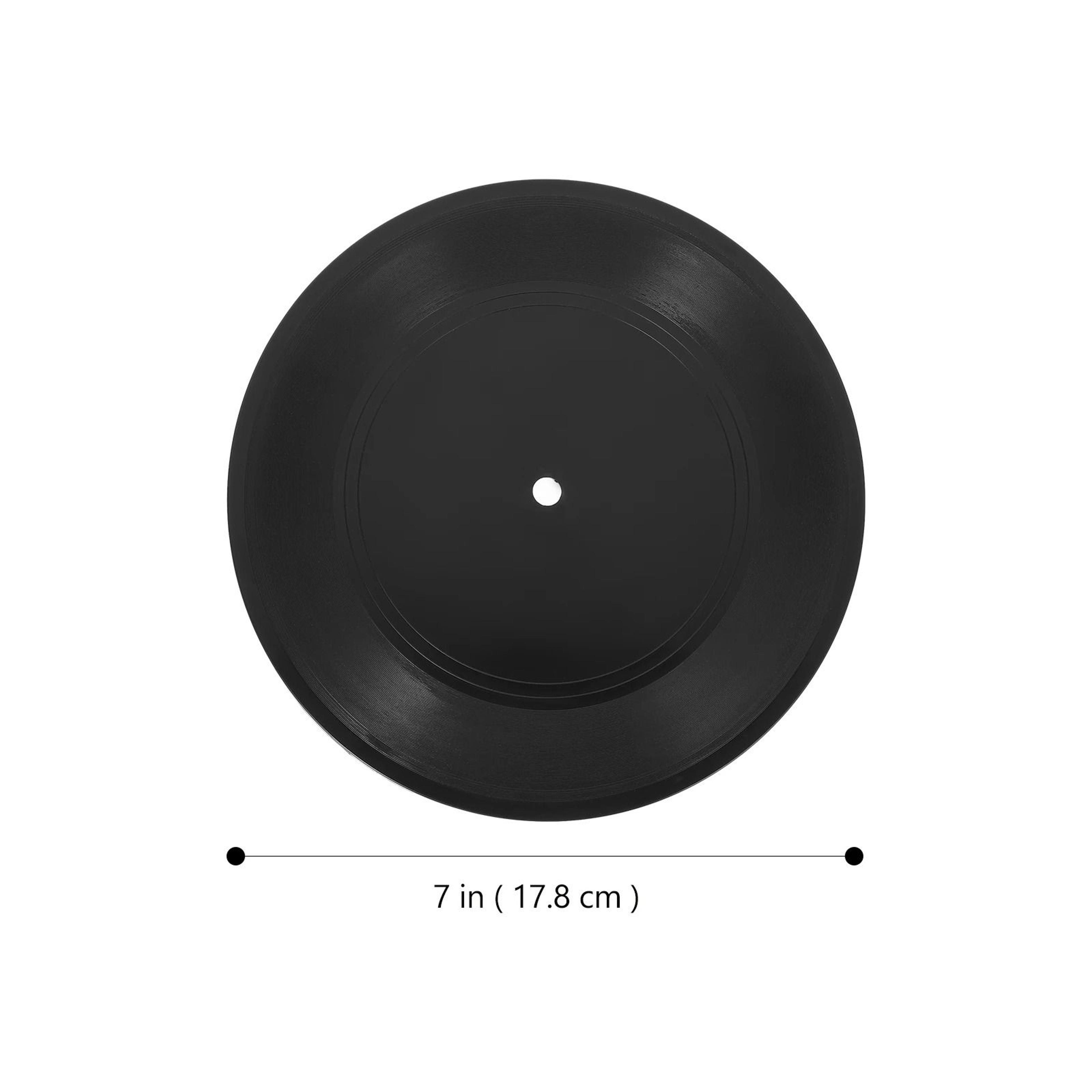 Simulated Vinyl Disc Wall Art  Professional Grooved Record Ornament  Executive Music Lounge  Studio 1