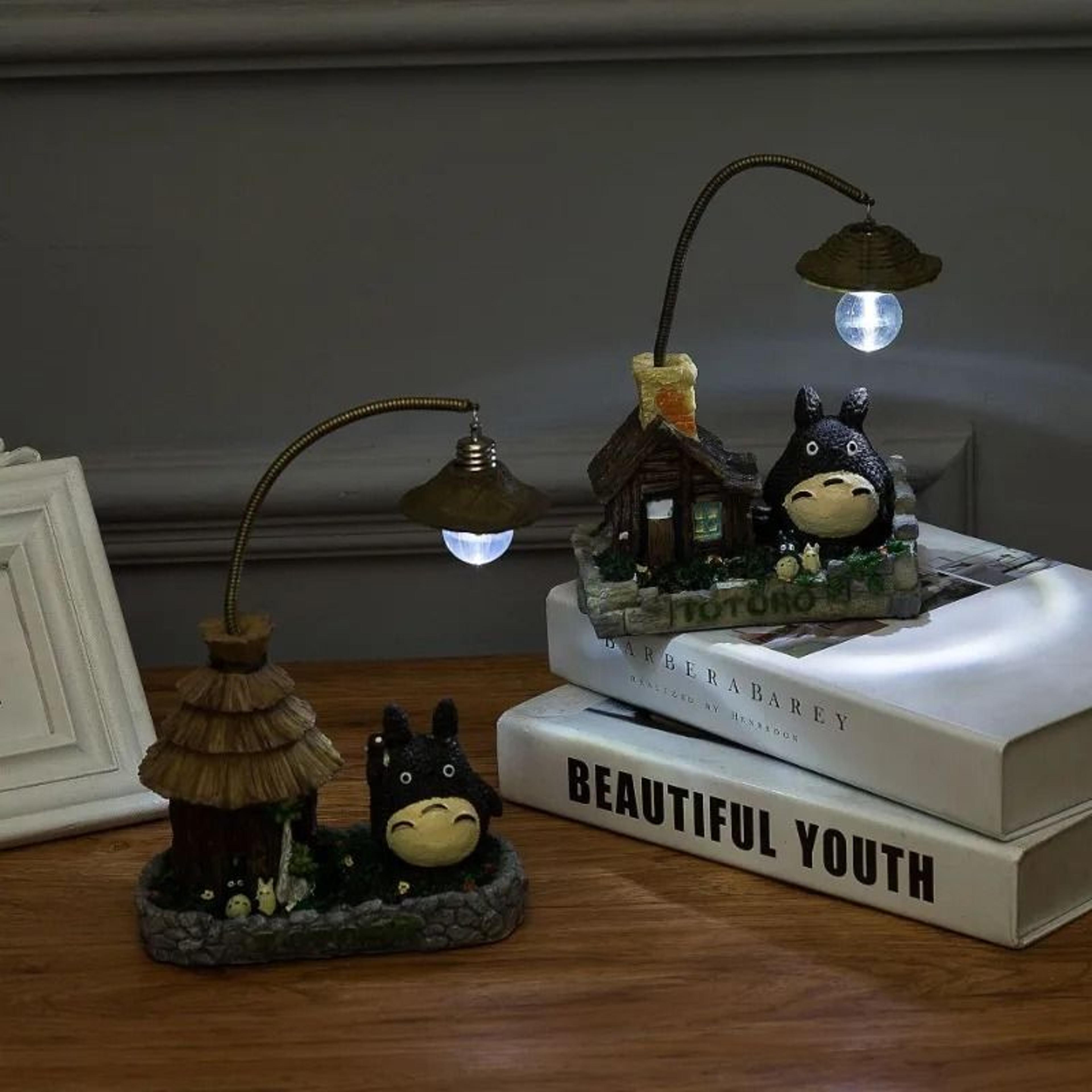 Anime Wooden Grass House Night Light  Whimsical Desktop LED Ornament  Executive Studio  Office Sanc 2