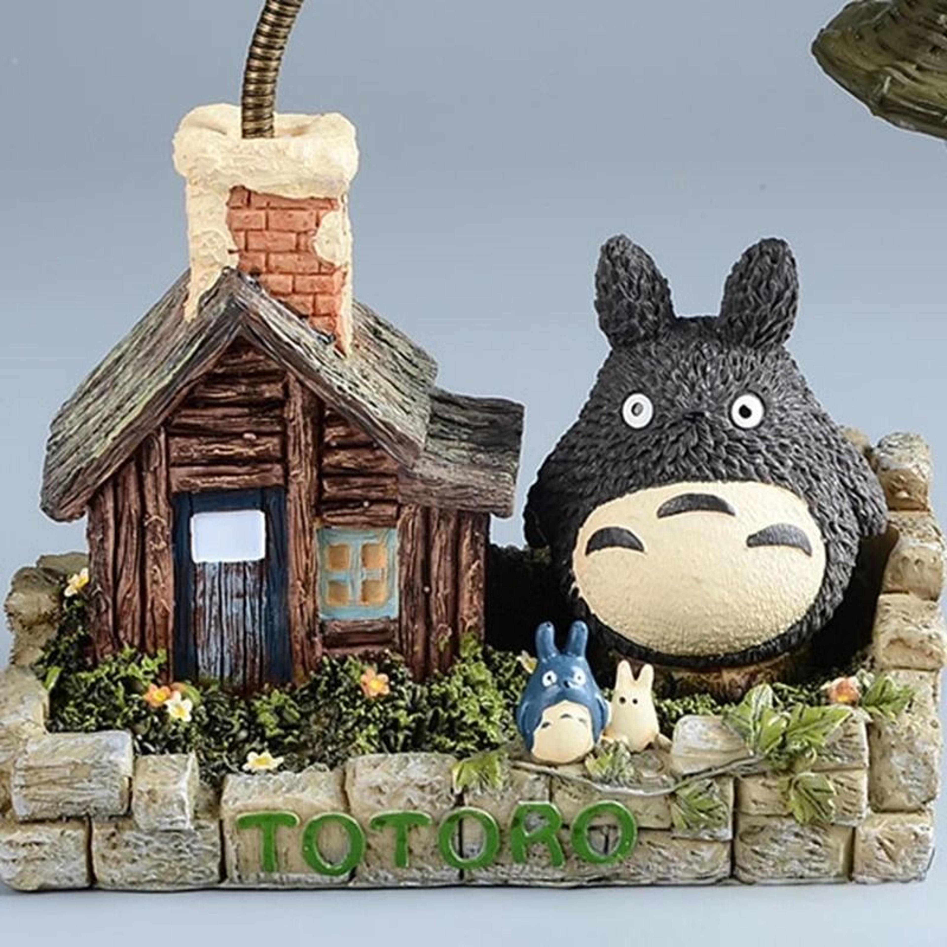 Anime Wooden Grass House Night Light  Whimsical Desktop LED Ornament  Executive Studio  Office Sanc 5