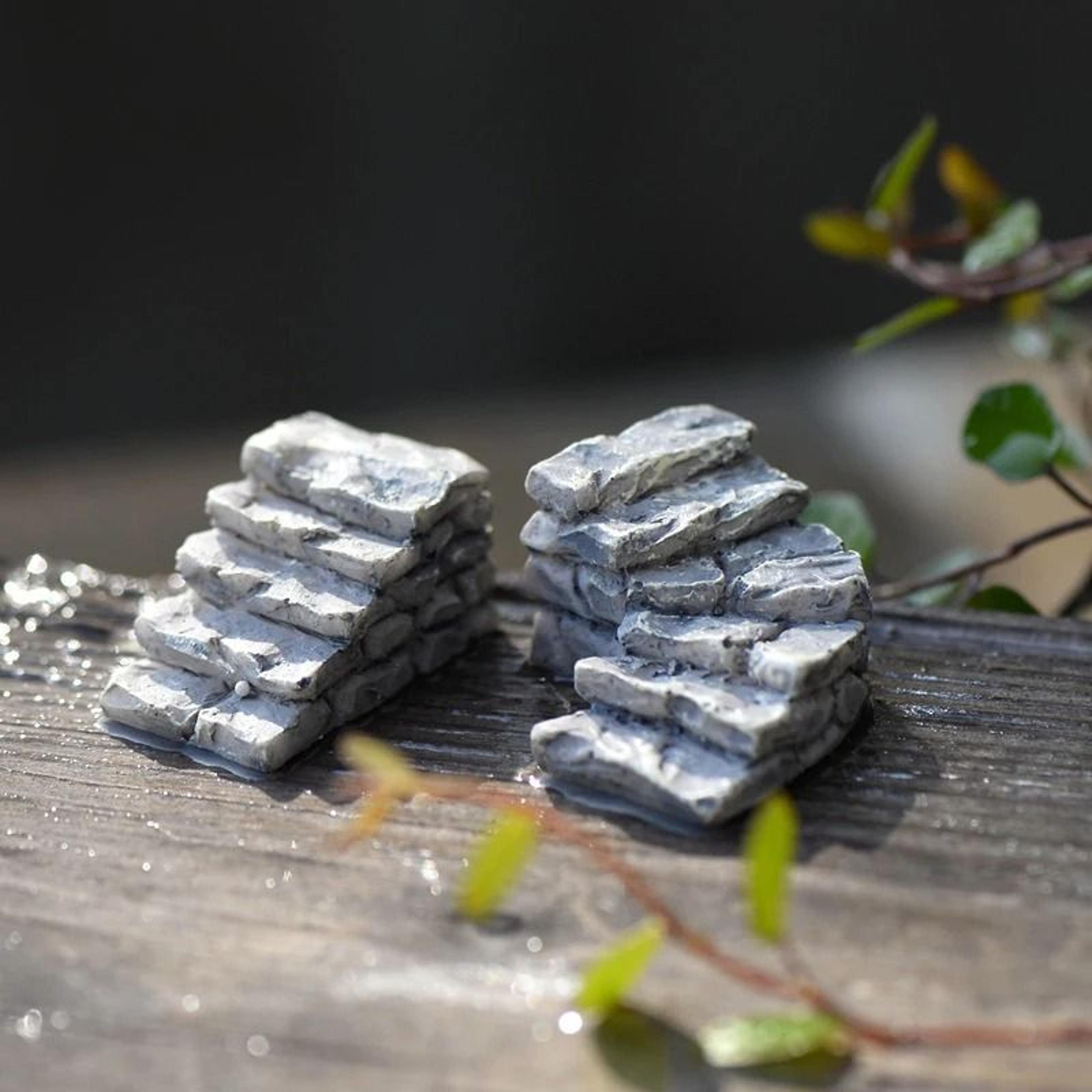 Botanical Horizon Miniature Set  Lighthouse  Stone Bridge Ornaments  Executive Garden  Studio Sanct 9