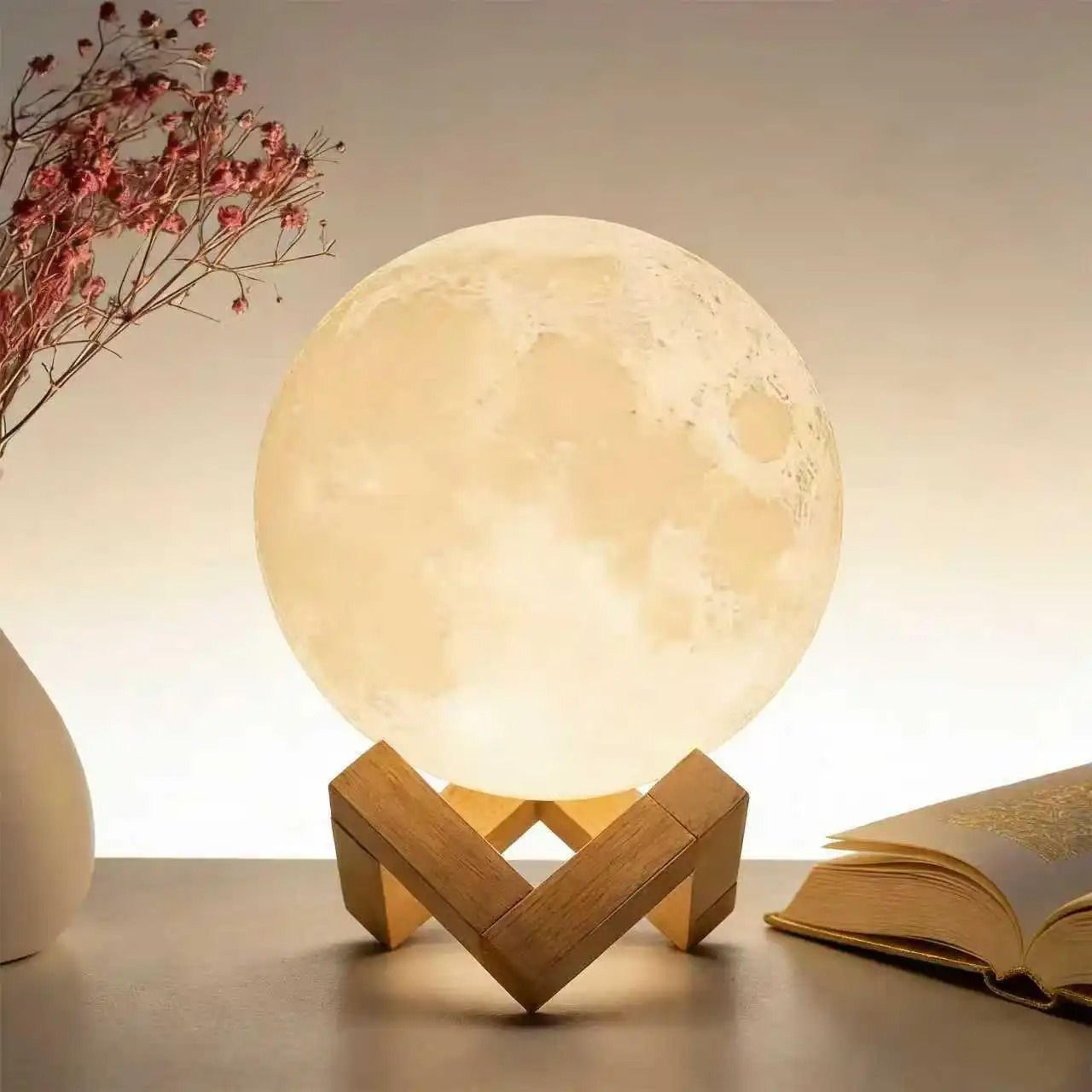 Cosmic Artisan Planet Lamp  8cm DIY Celestial Night Light  Executive Studio  Lunar Sanctuary Decor 0