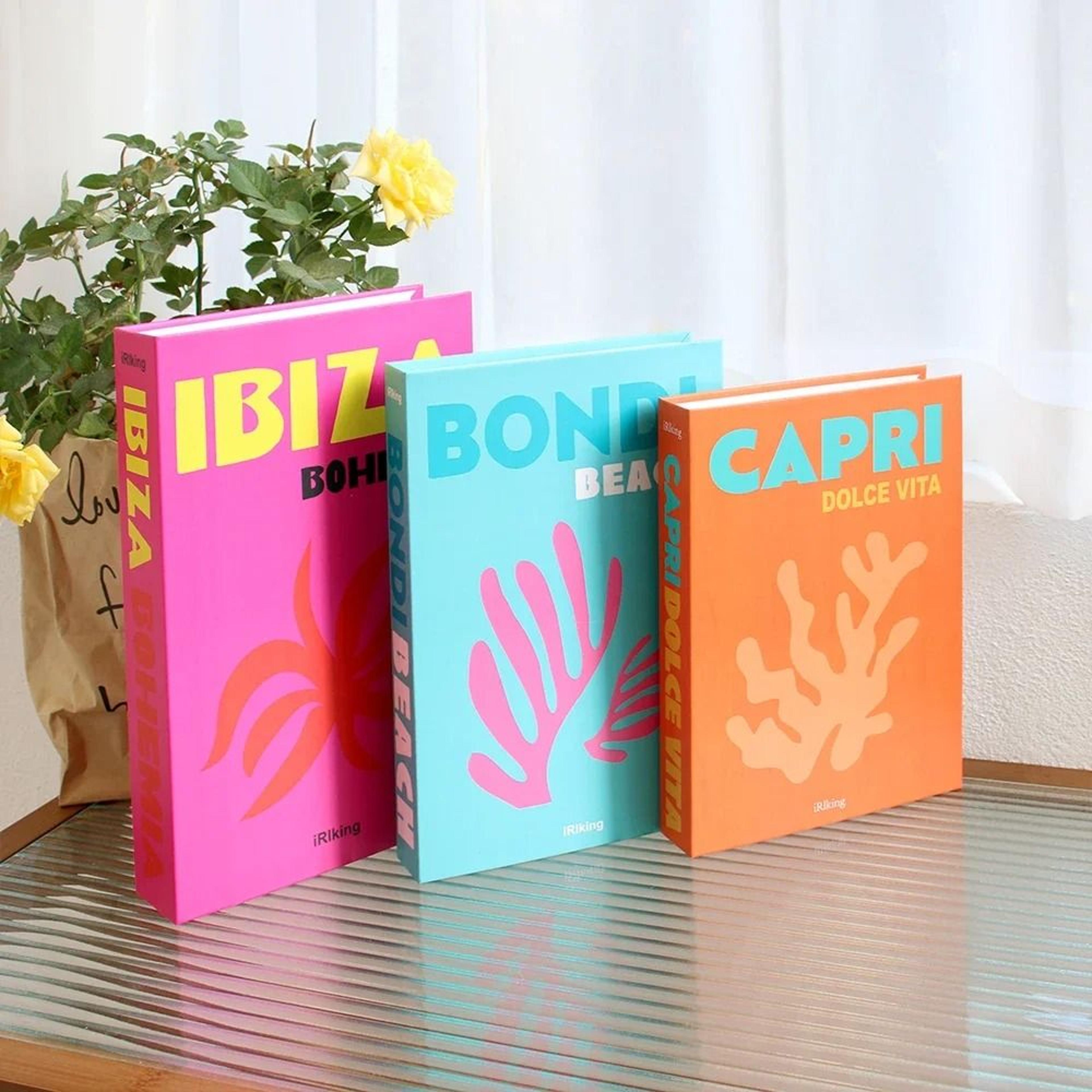 Artisan Curation Triptych  3Pack Designer Decorative Books  Executive Bookshelf  Modern Sanctuary D 6