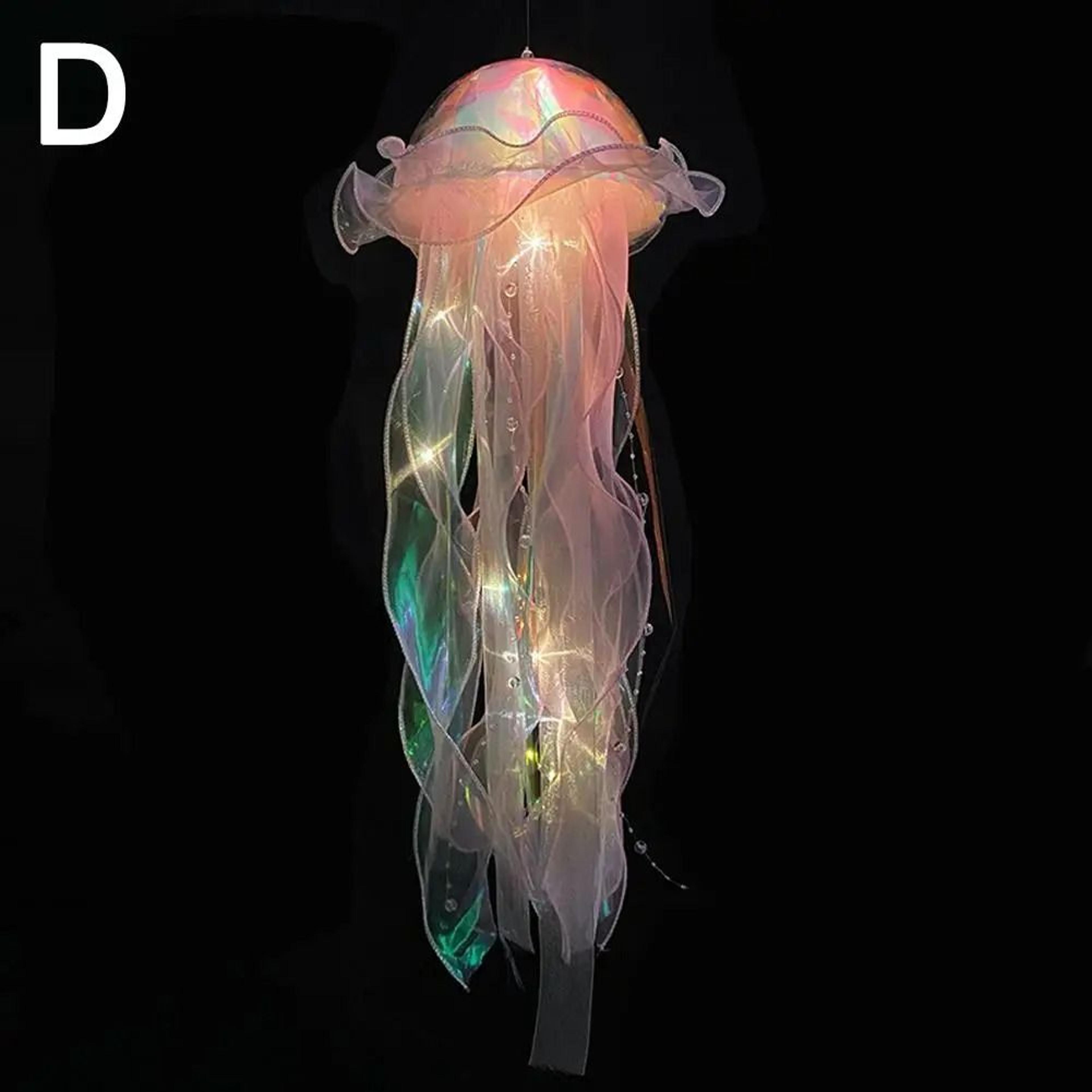 Ethereal Jellyfish Lamp  DIY Hanging Ocean Night Light  Executive Studio  Mermaid Sanctuary Decor 6