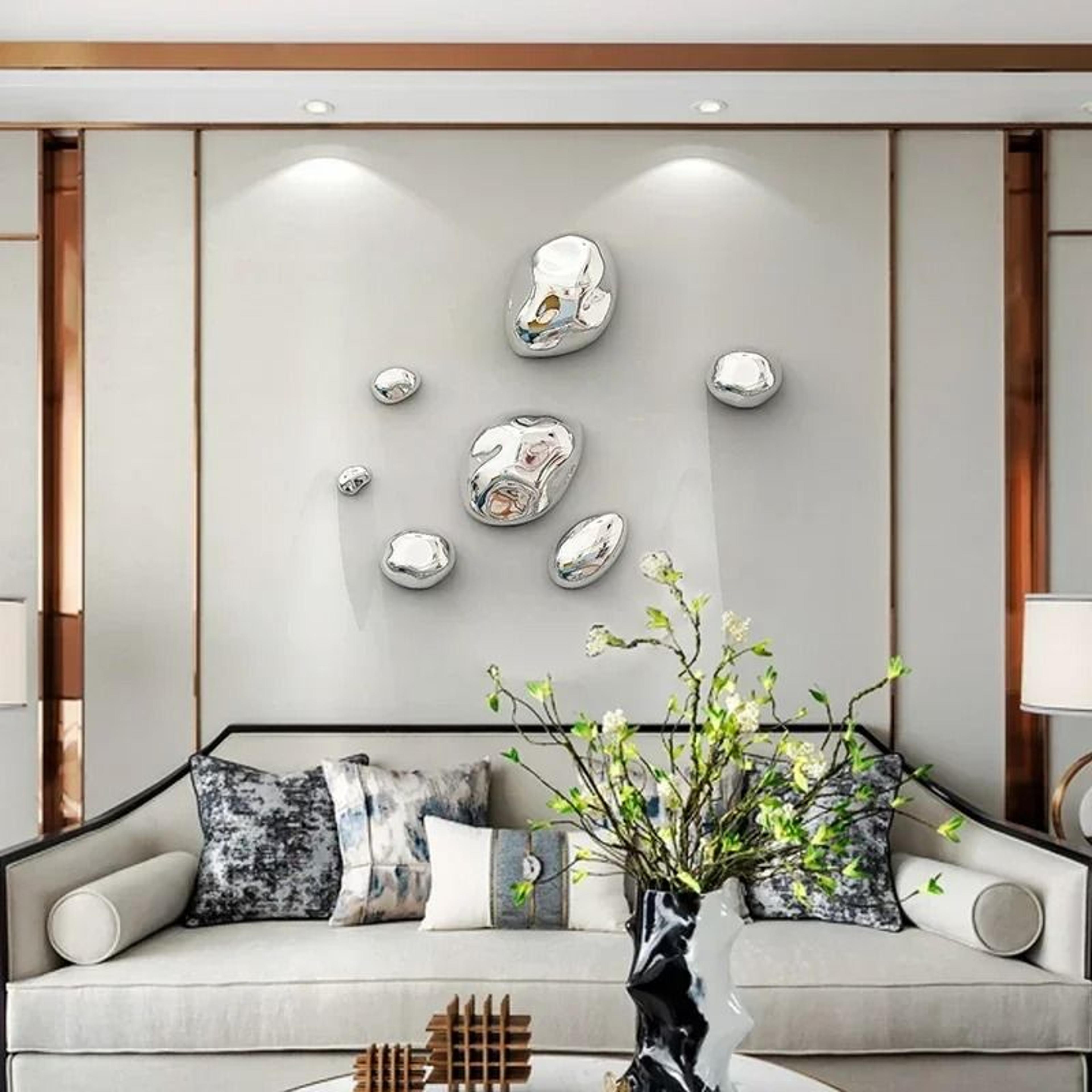 Gilded Geological Relief  3D Simulation Golden Stone Wall Art  Executive Suite  Minimalist Sanctuar 3