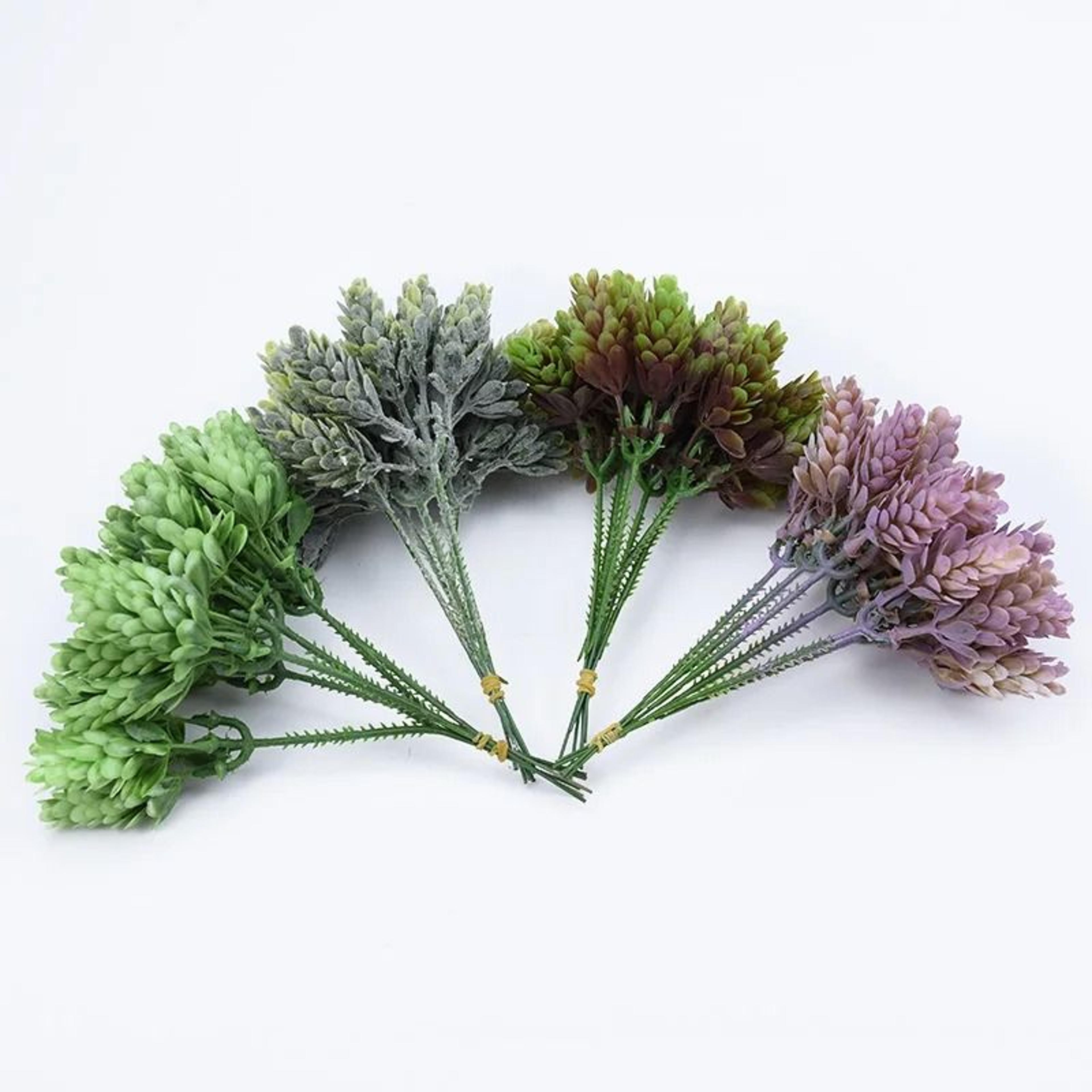 Botanical Pineapple Grass Bundle  30Head Evergreen Needlework  Executive Studio  Wedding Sanctuary  2