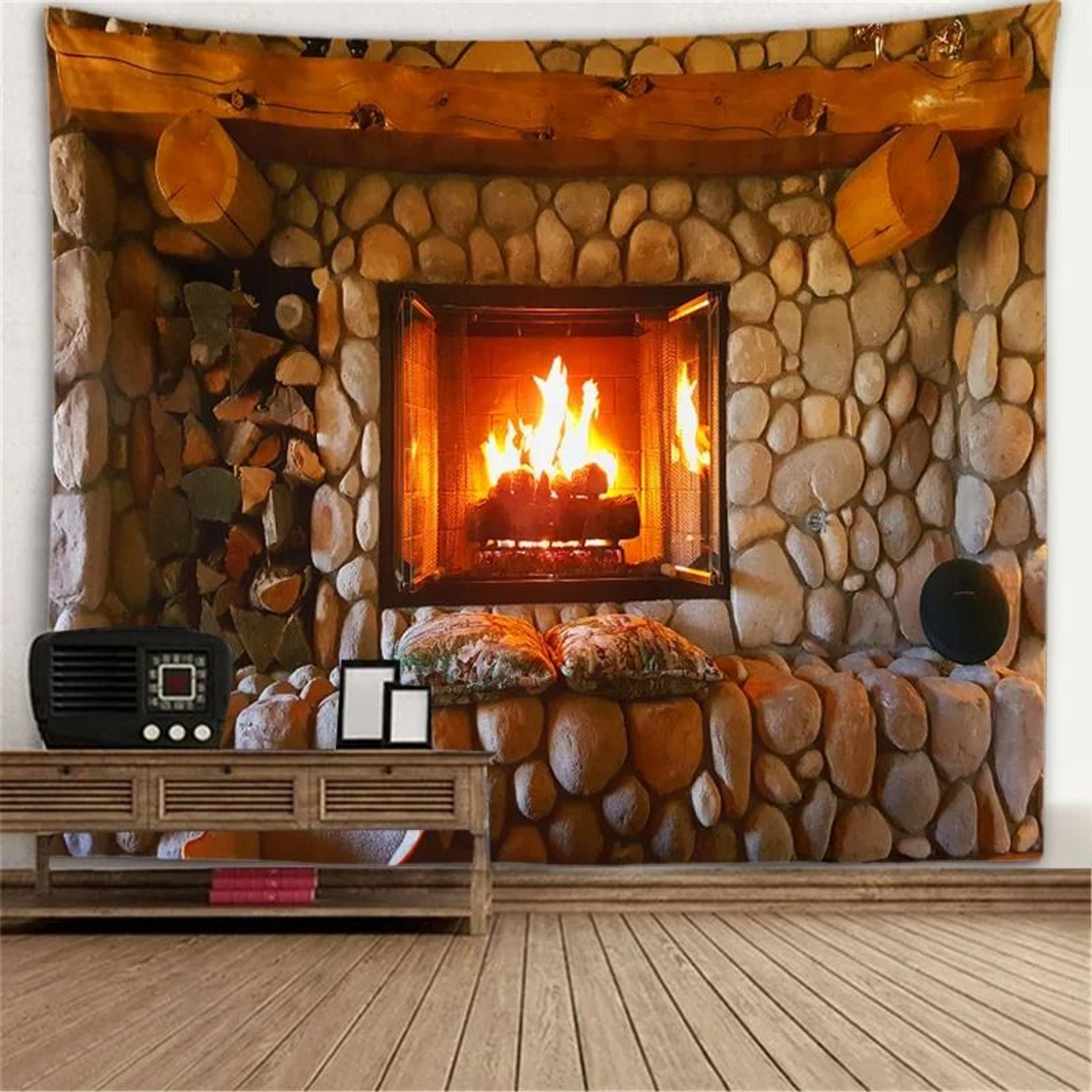 Scenic Aperture Mural  TreeHole Perspective Window Tapestry  Executive Studio  Nature Sanctuary Dec 24