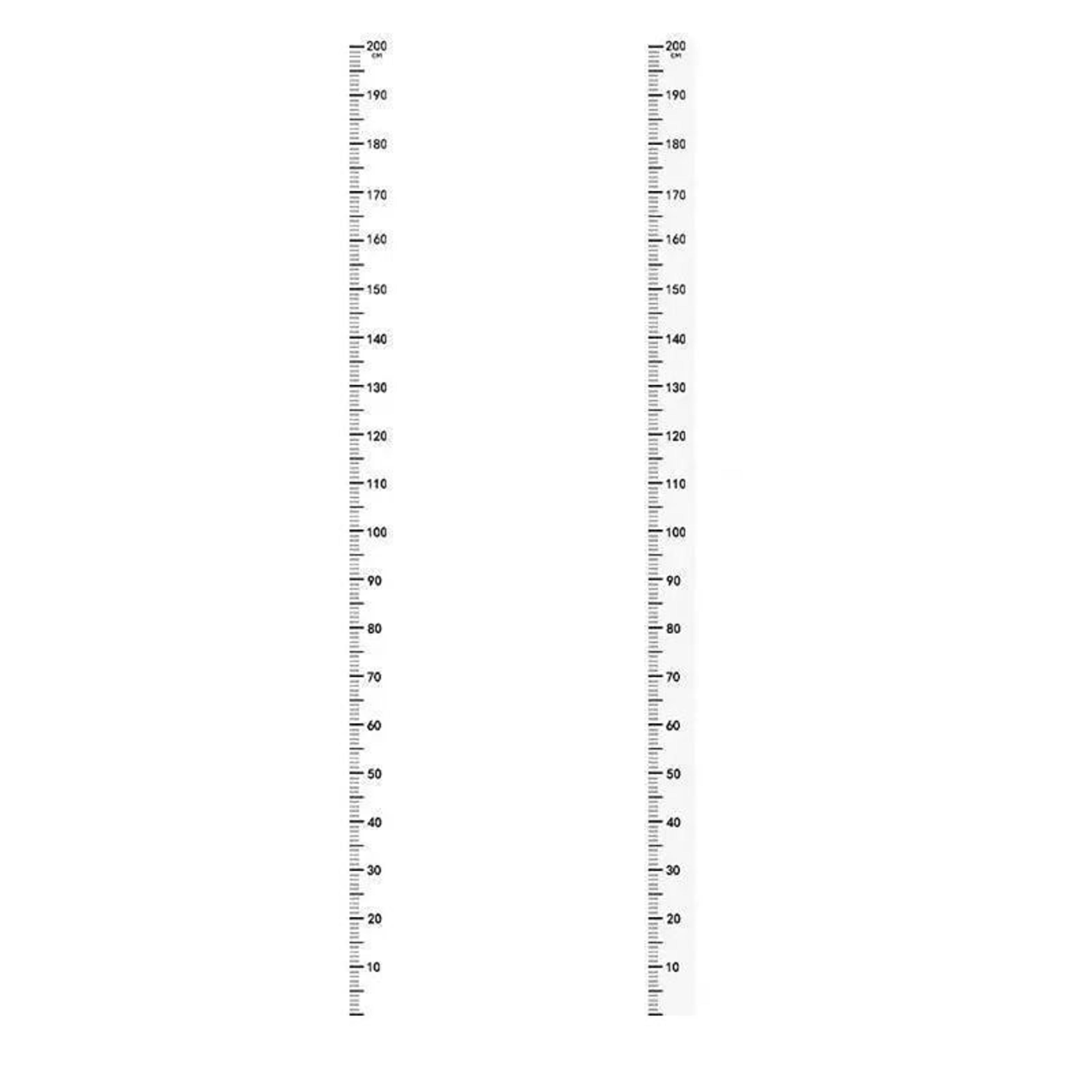 Precision Growth Monolith  2M SelfAdhesive Height Ruler  Executive Nursery  Modern Sanctuary Decor 8