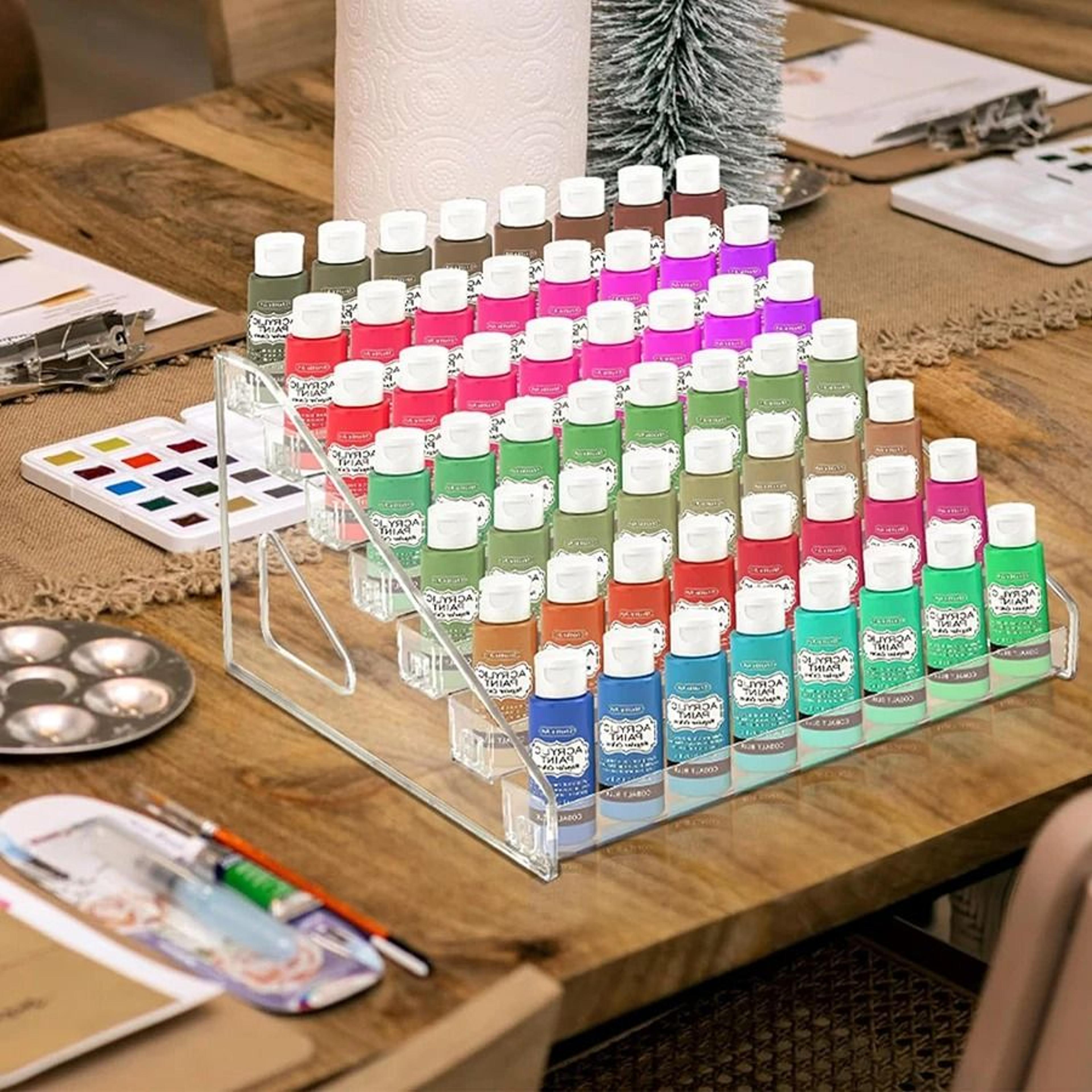Nexus Prism Archive  7Layer Transparent Acrylic Paint  Craft Storage Rack 3