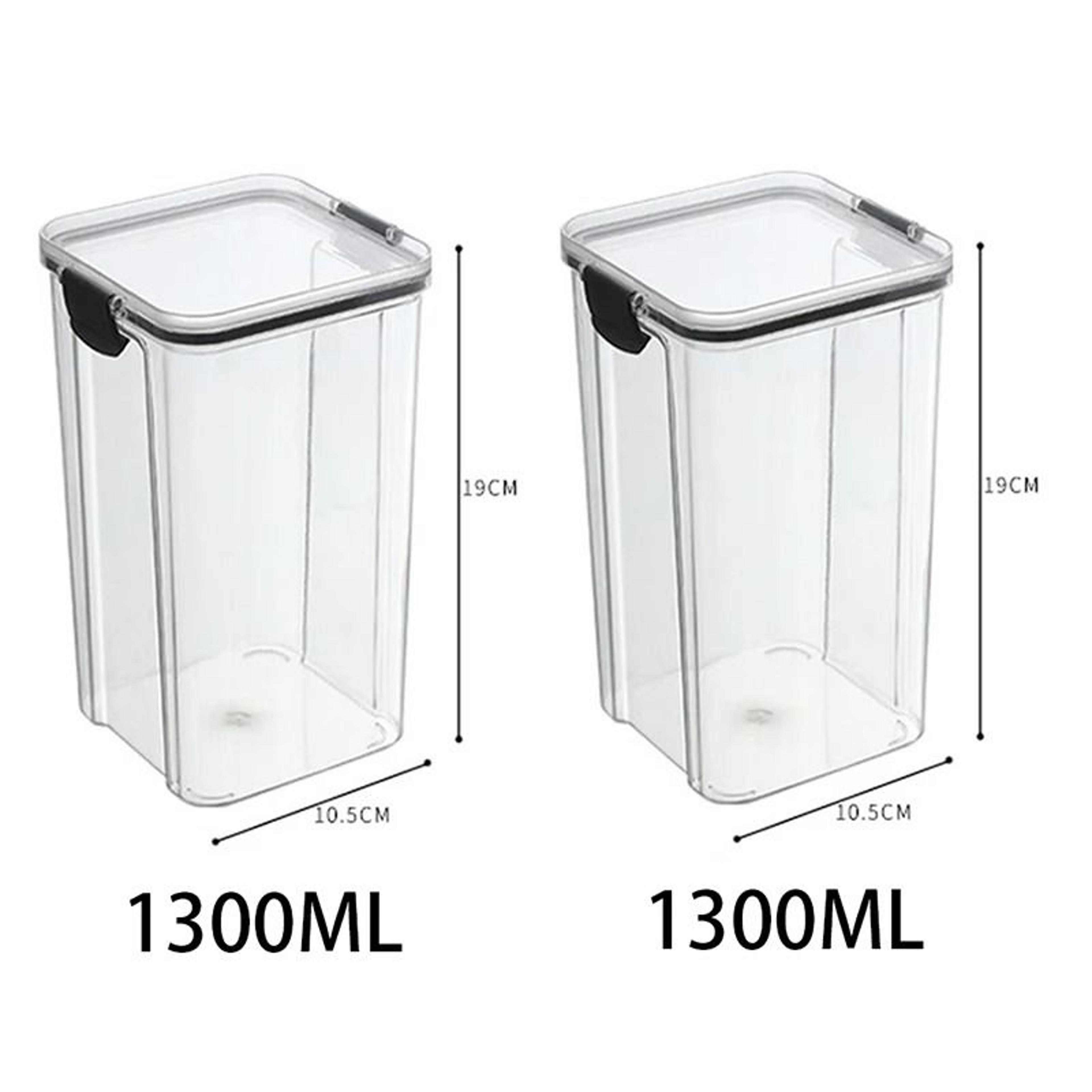 Nexus Crystal Vault  5Piece Sealed Stackable Food Storage Set  Professional Multigrain Tank  Pantry 16