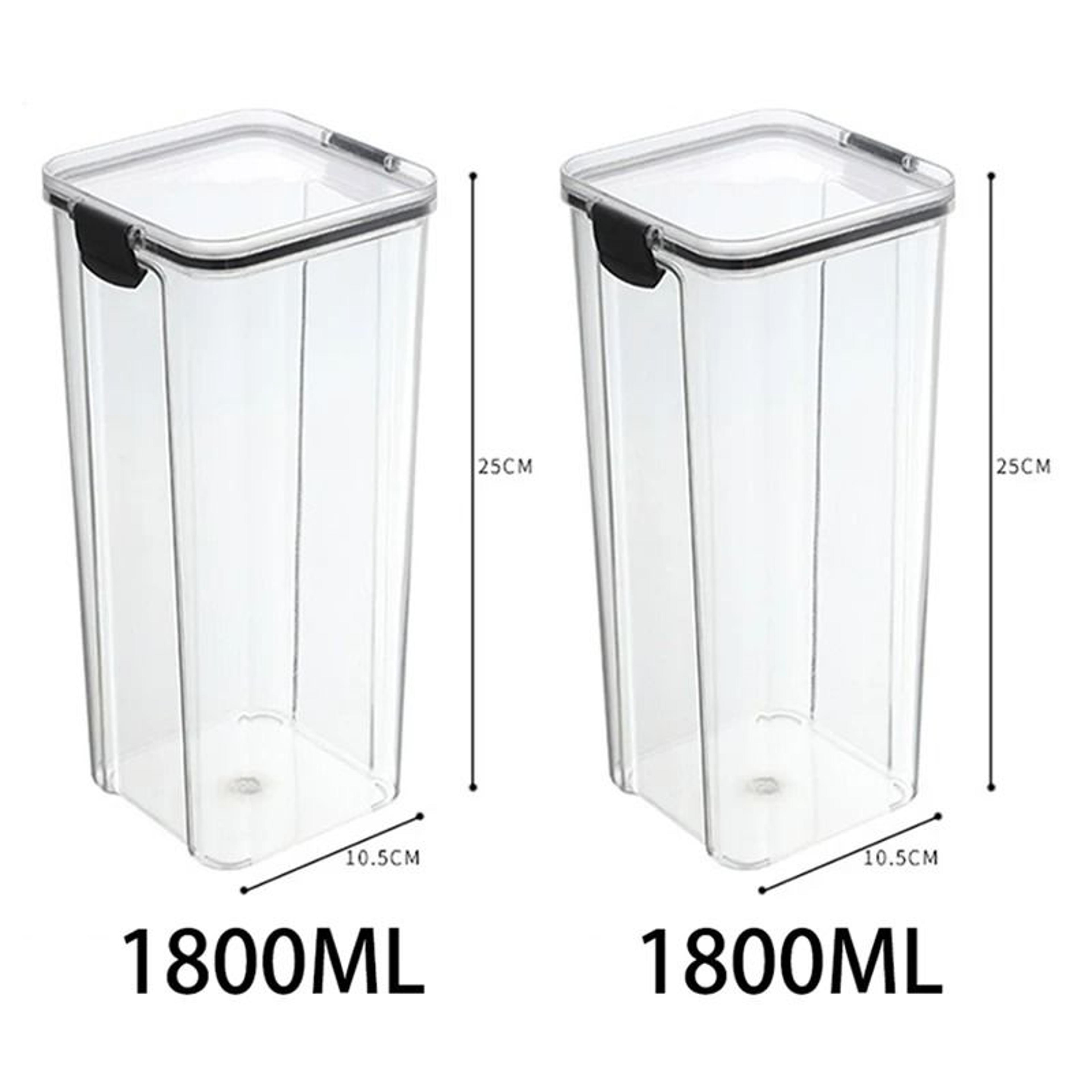 Nexus Crystal Vault  5Piece Sealed Stackable Food Storage Set  Professional Multigrain Tank  Pantry 18