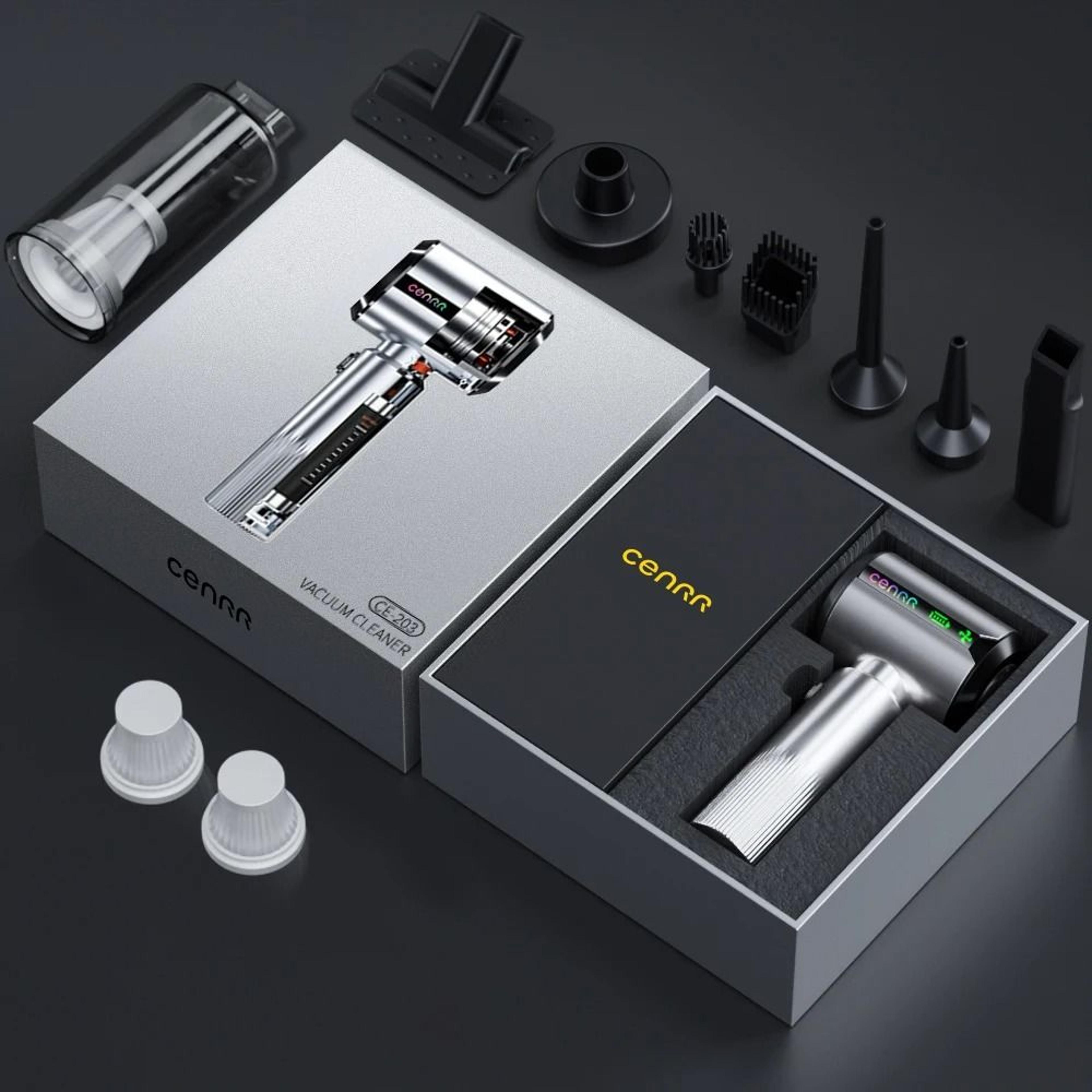 Wireless Mini Car Vacuum  Powerful HighSuction Handheld Cleaner  Portable Executive Interior Detail 7
