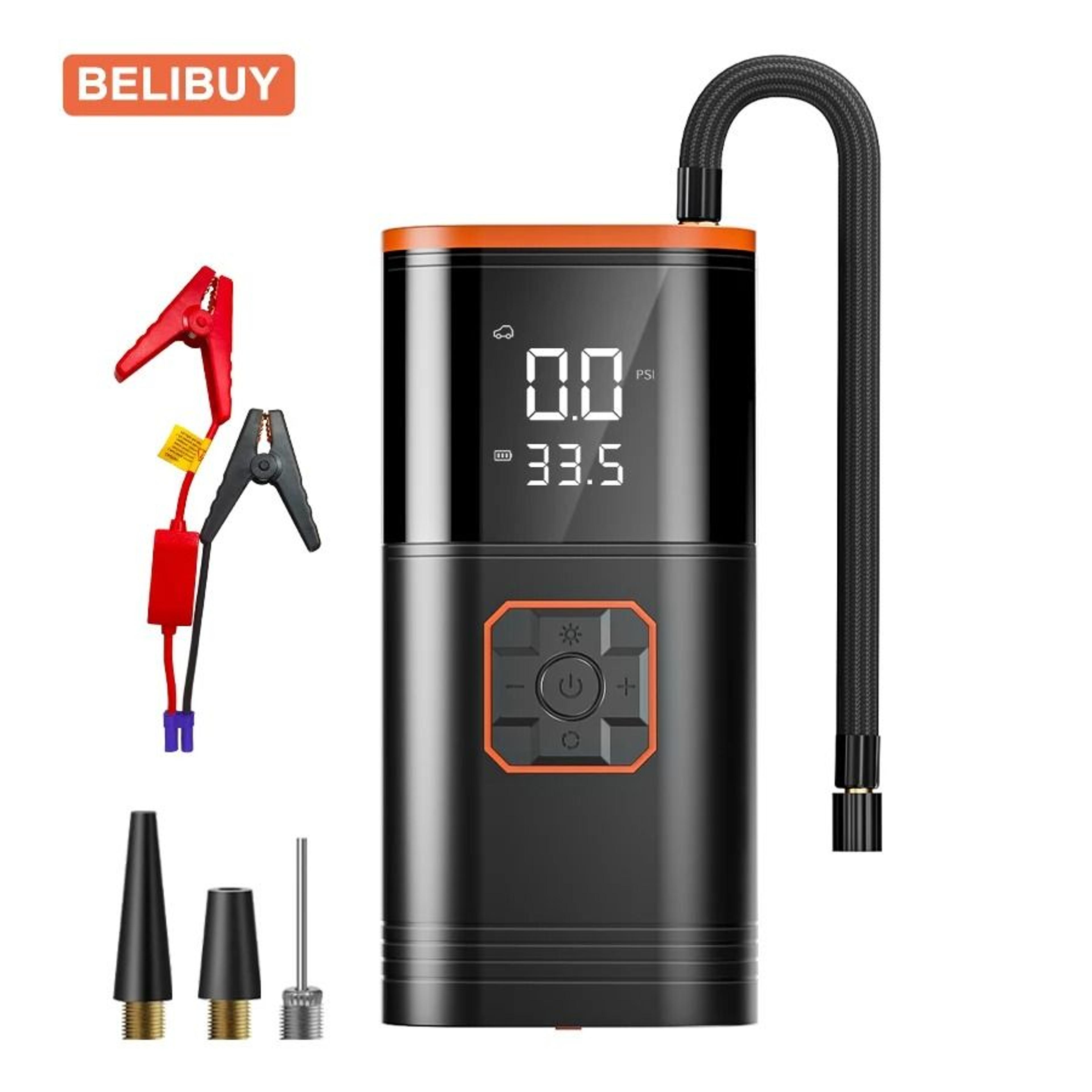 Portable Wireless Tire Inflator  Pump  Digital Display Air Compressor  Executive Vehicle Maintenanc 6