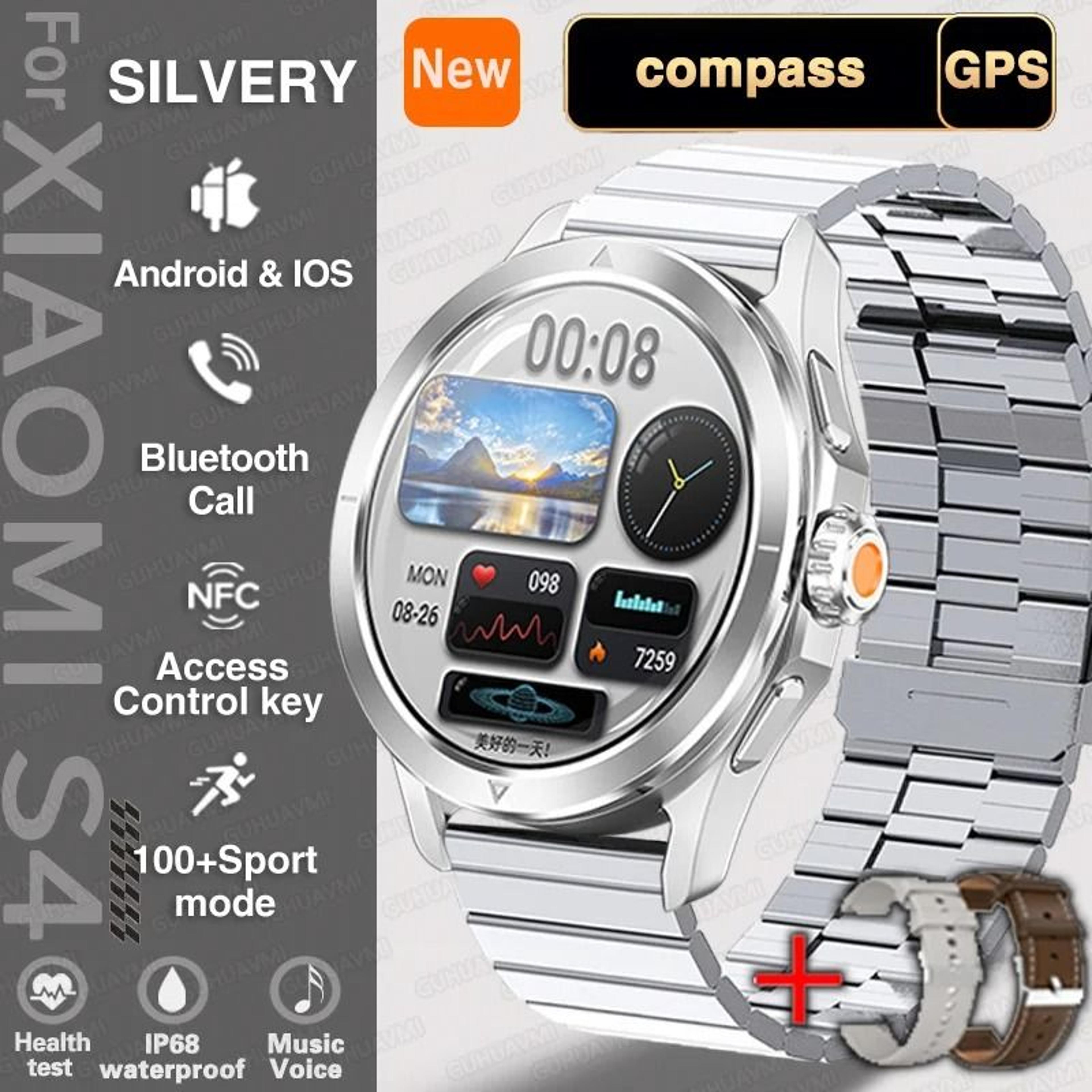 S4 Ultra Outdoor Sport Smartwatch  AMOLED HD Screen  NFC GPS  Executive Wireless Charging Wellness  13