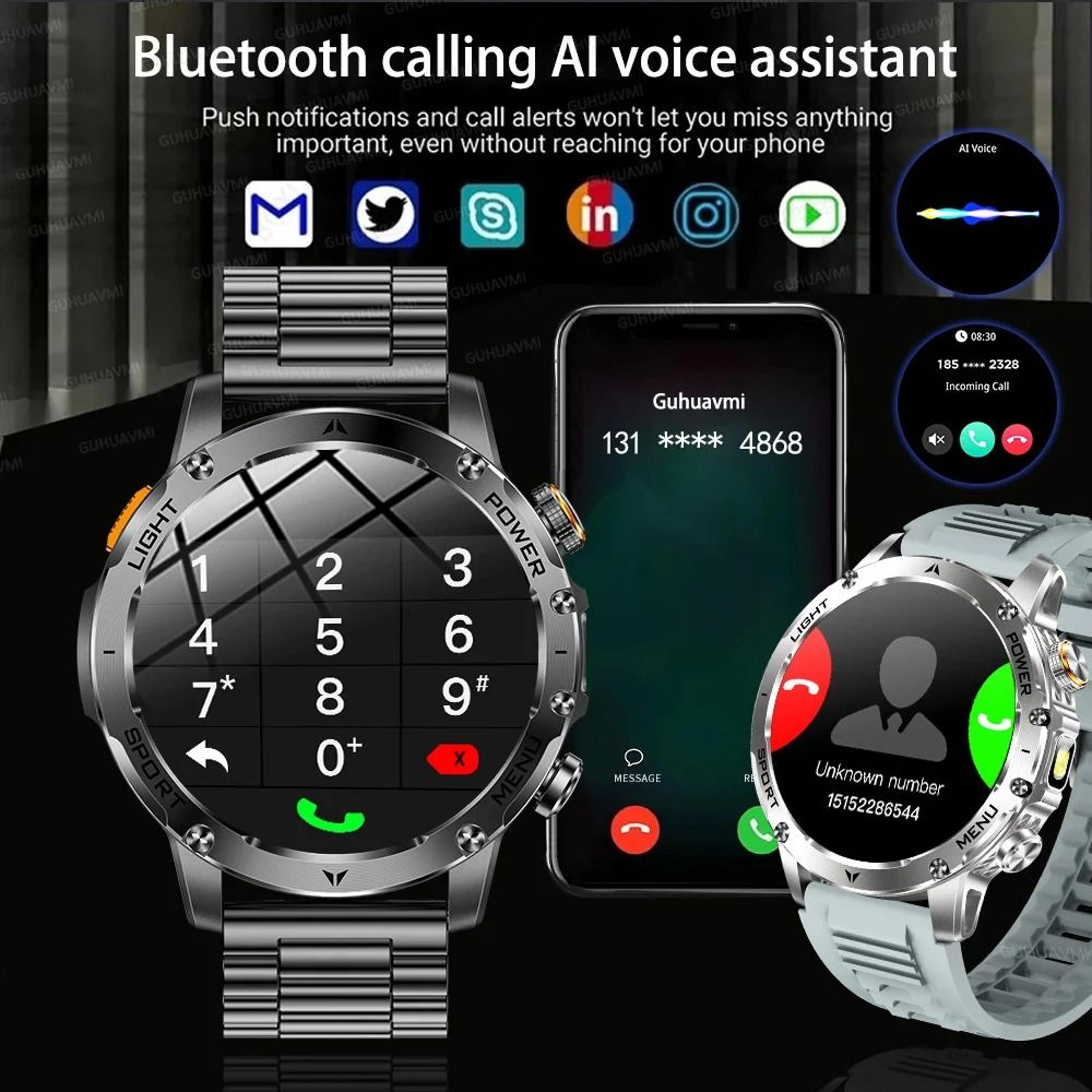 17inch AMOLED Elite Smartwatch  1000mAh Power Reserve  GPS  Executive NFC Bluetooth Call Fitness Sy 2