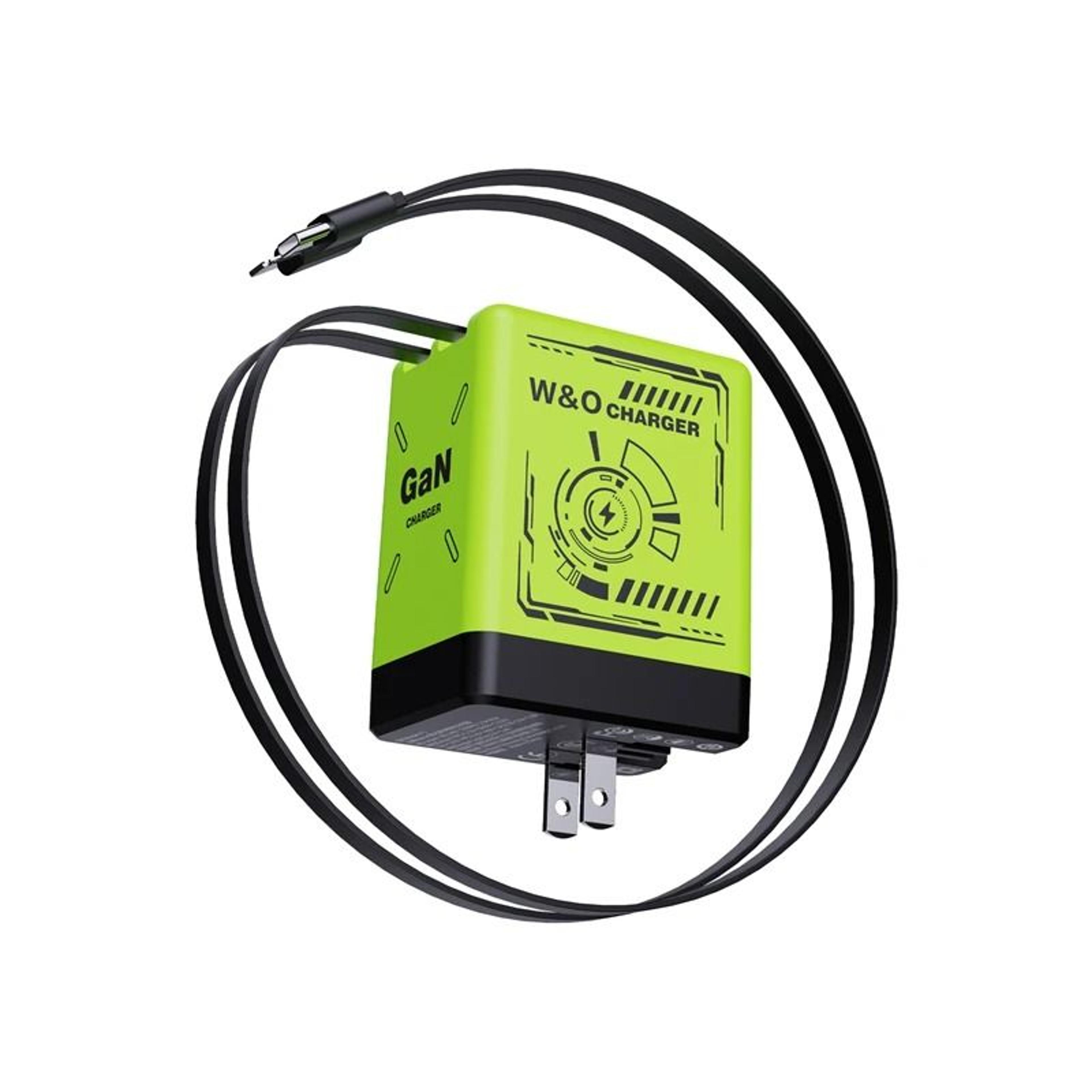 20W GaN Retractable Fast Charger  Dual TypeC  IOS Interface  Executive Compact Portable Charging St 14