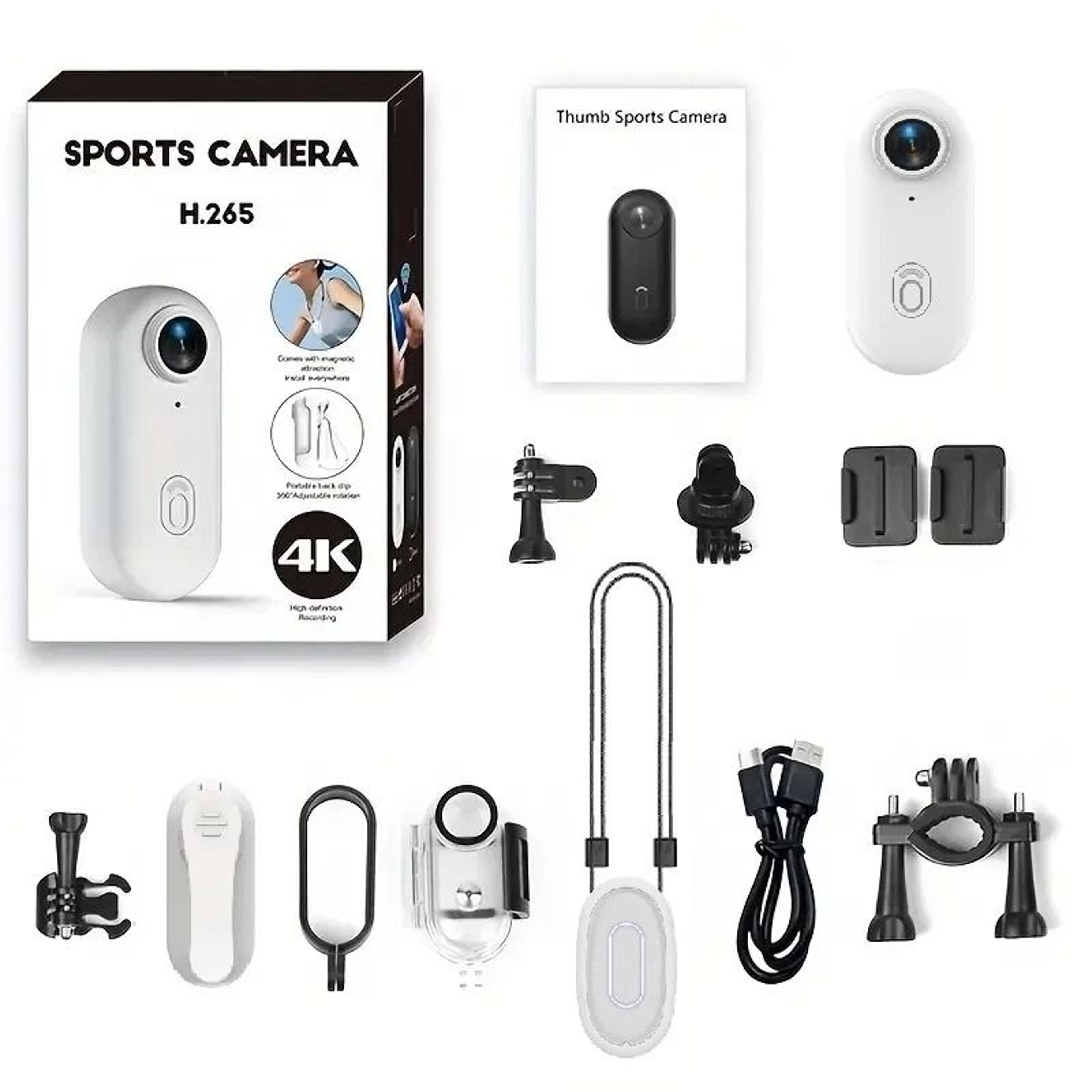 4K Thumb Action Camera  Digital Image Stabilization  Executive UltraCompact Motion Capture Sanctuar 7
