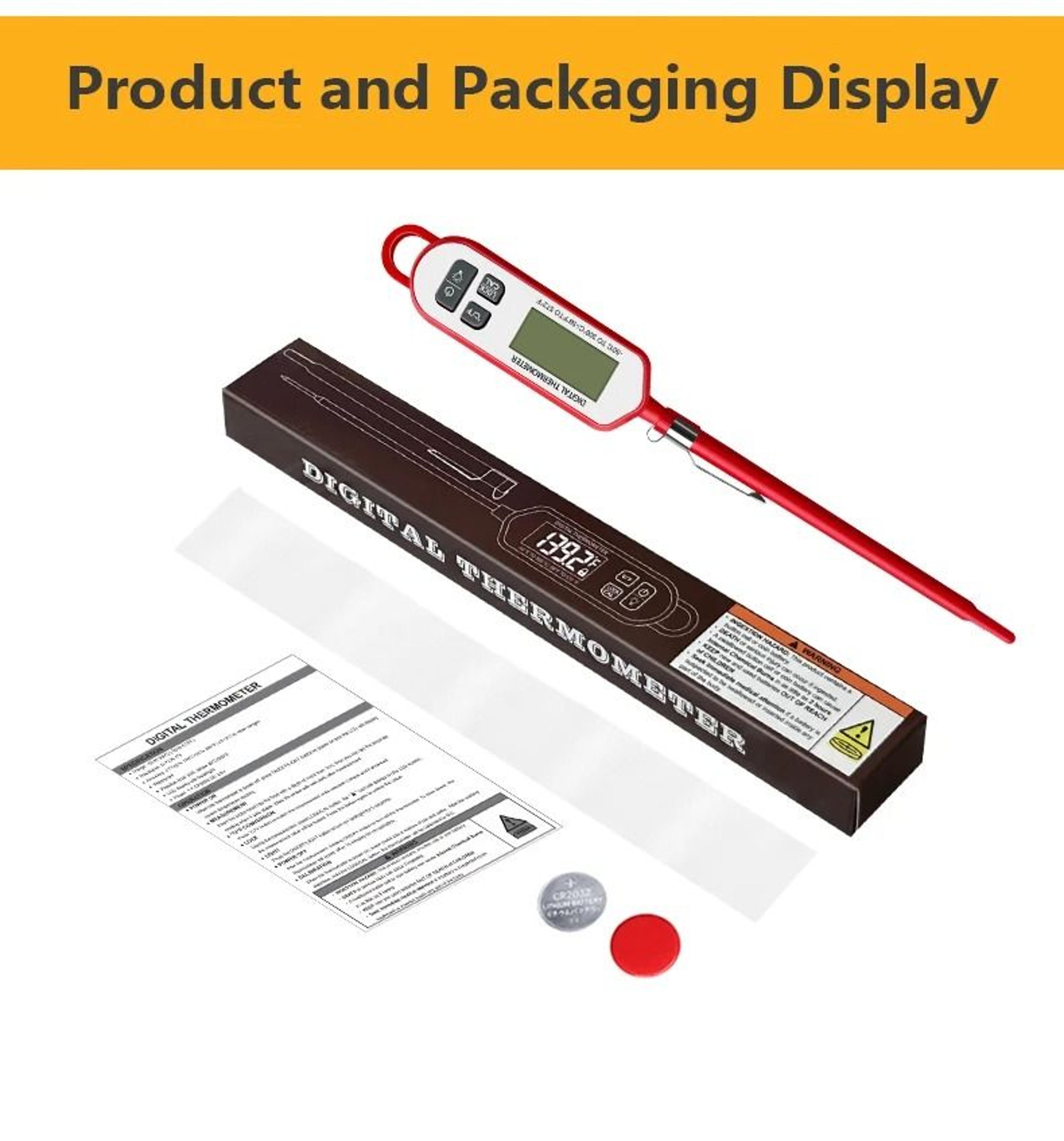 Digital InstantRead Meat Thermometer  Backlit HighFidelity Display  Executive Culinary Thermal Sanc 5