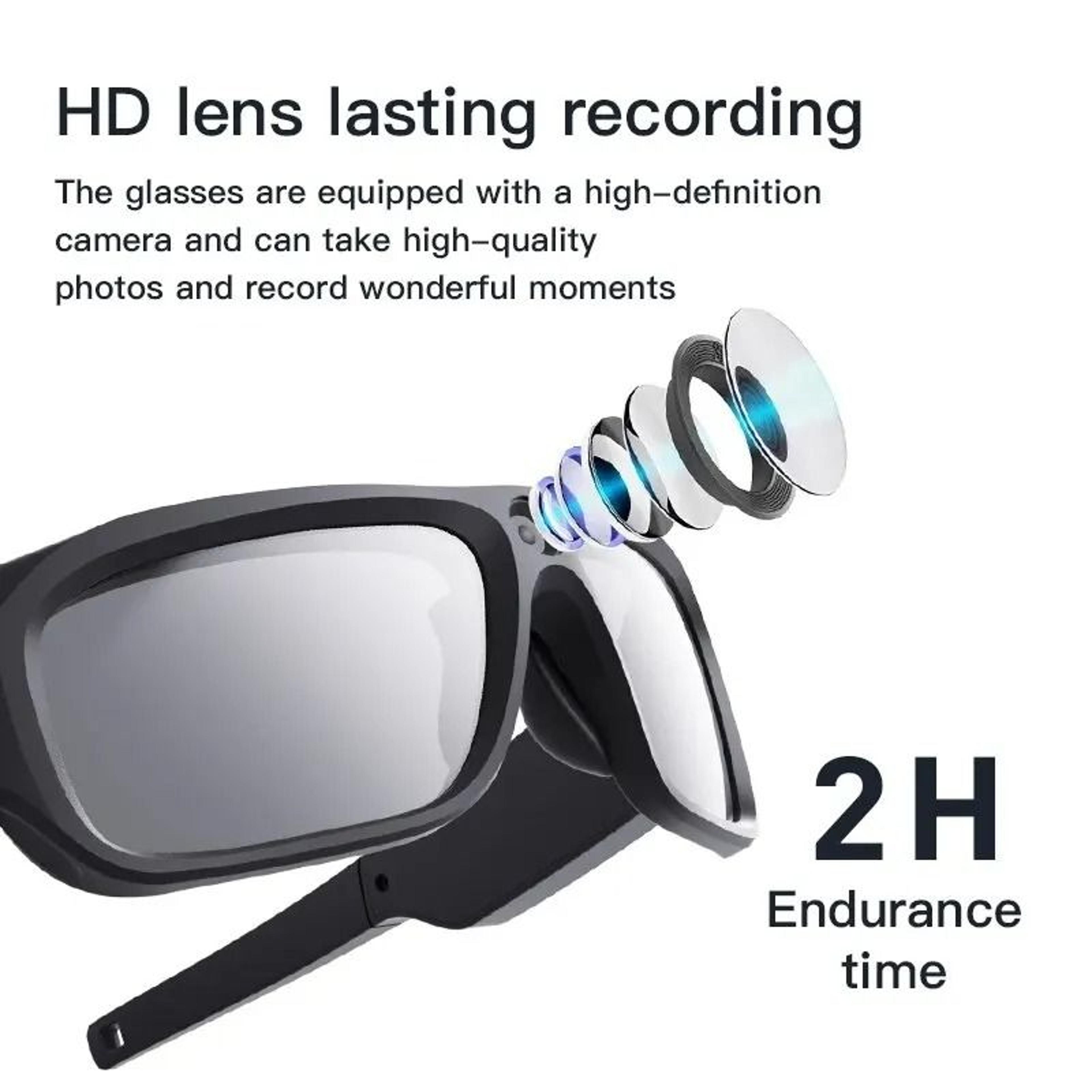 4K UltraHD Smart Camera Glasses  FPV Surveillance  Action Cam  Executive Outdoor Motion Capture San 1