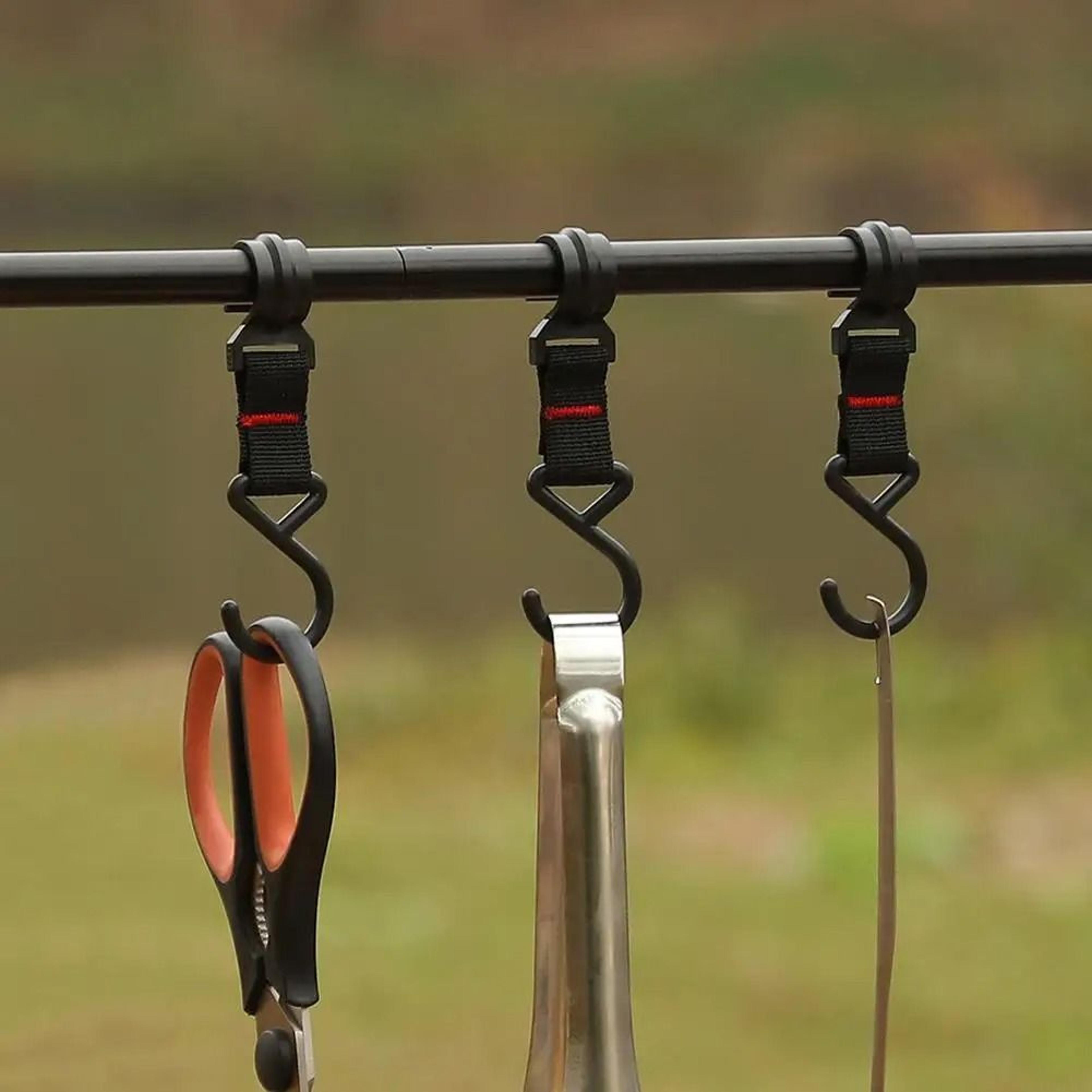10pc Executive ZShaped Storage Hooks  Triangle Portable Camping Hangers  Boutique Outdoor Utility S 1