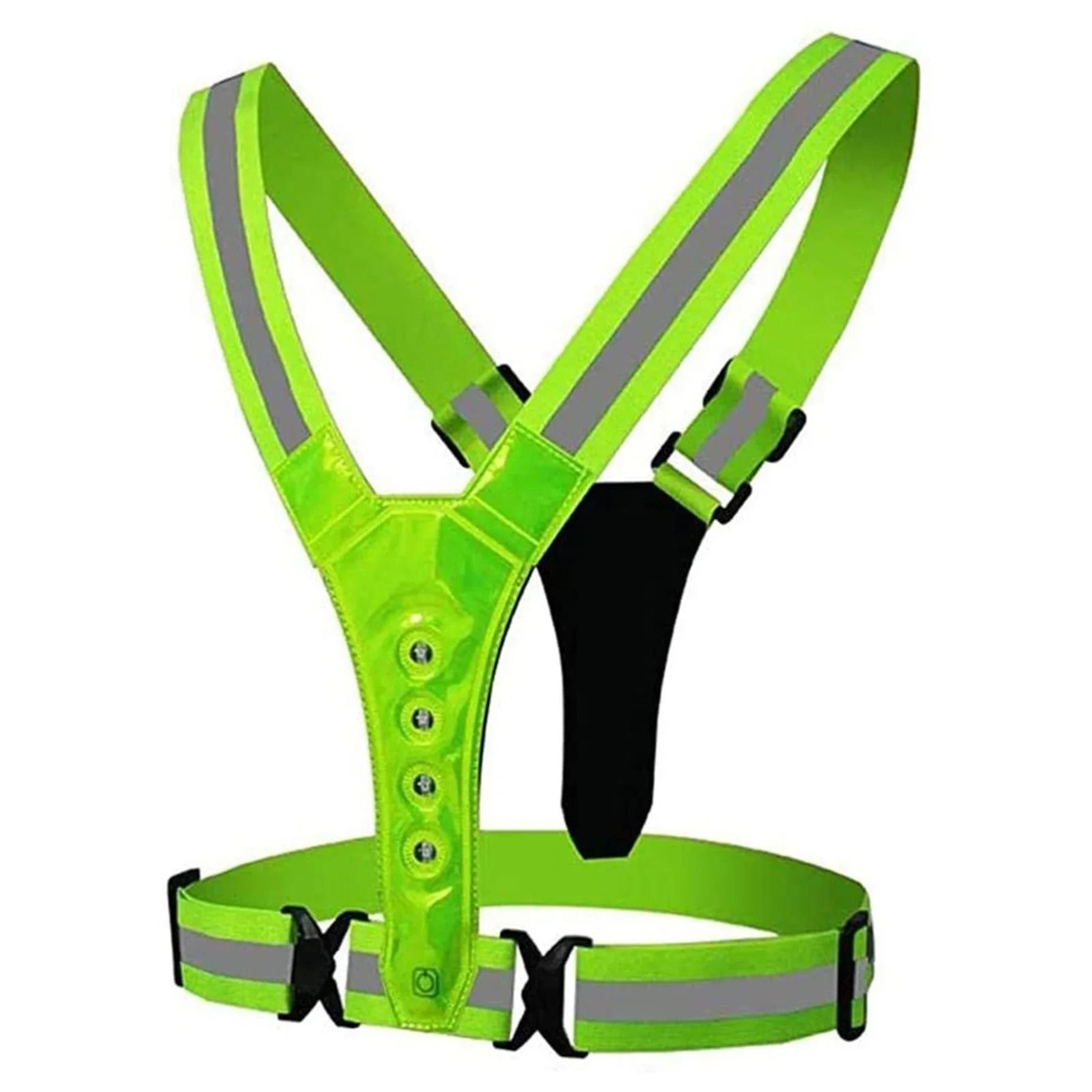 Rechargeable LED Reflective Safety Straps  HighVisibility Neon Gear  Executive Outdoor Safety Sanct 6