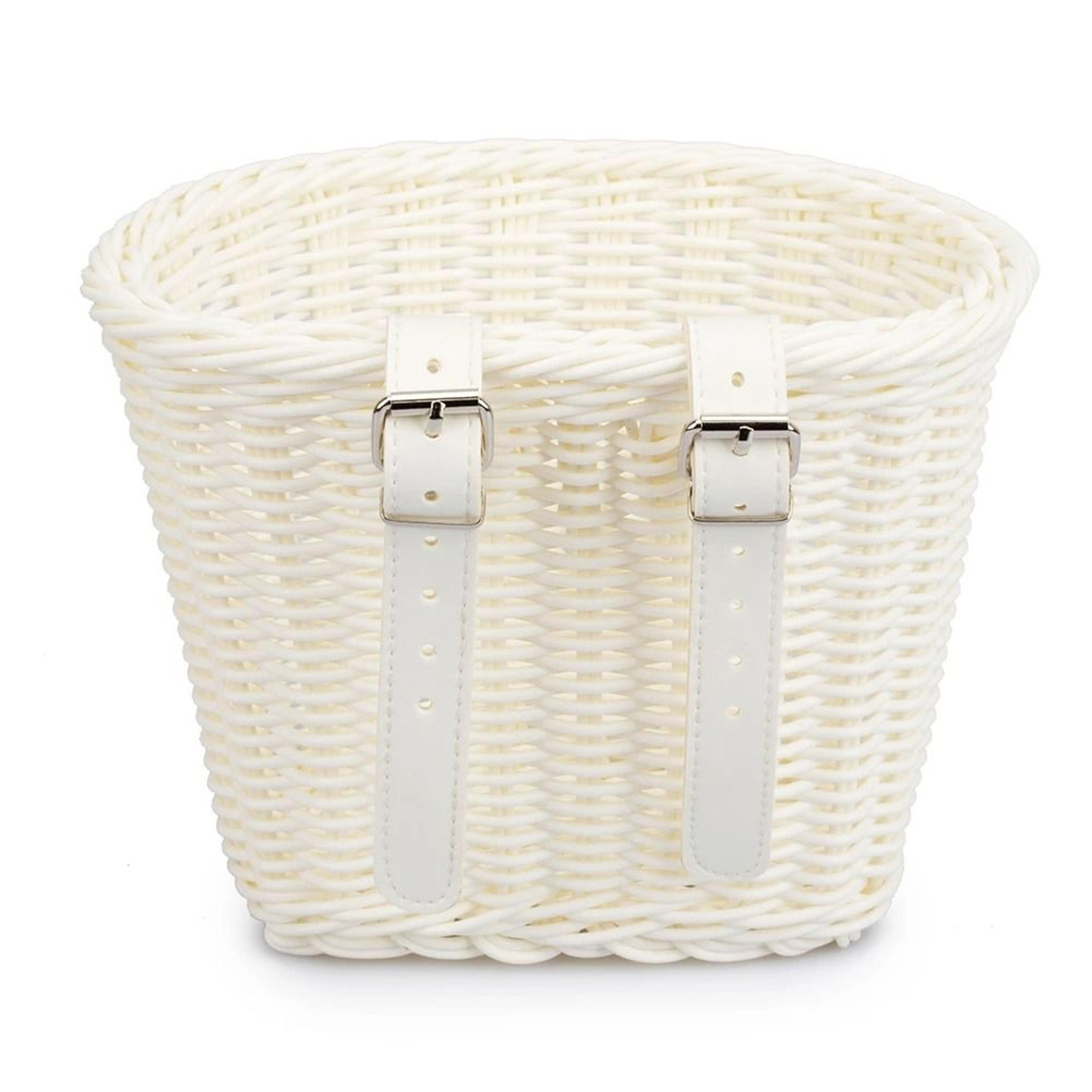 HandWoven Adjustable Bicycle Basket  Multifunction Front Handlebar Carrier  Executive Artisan Trans 1