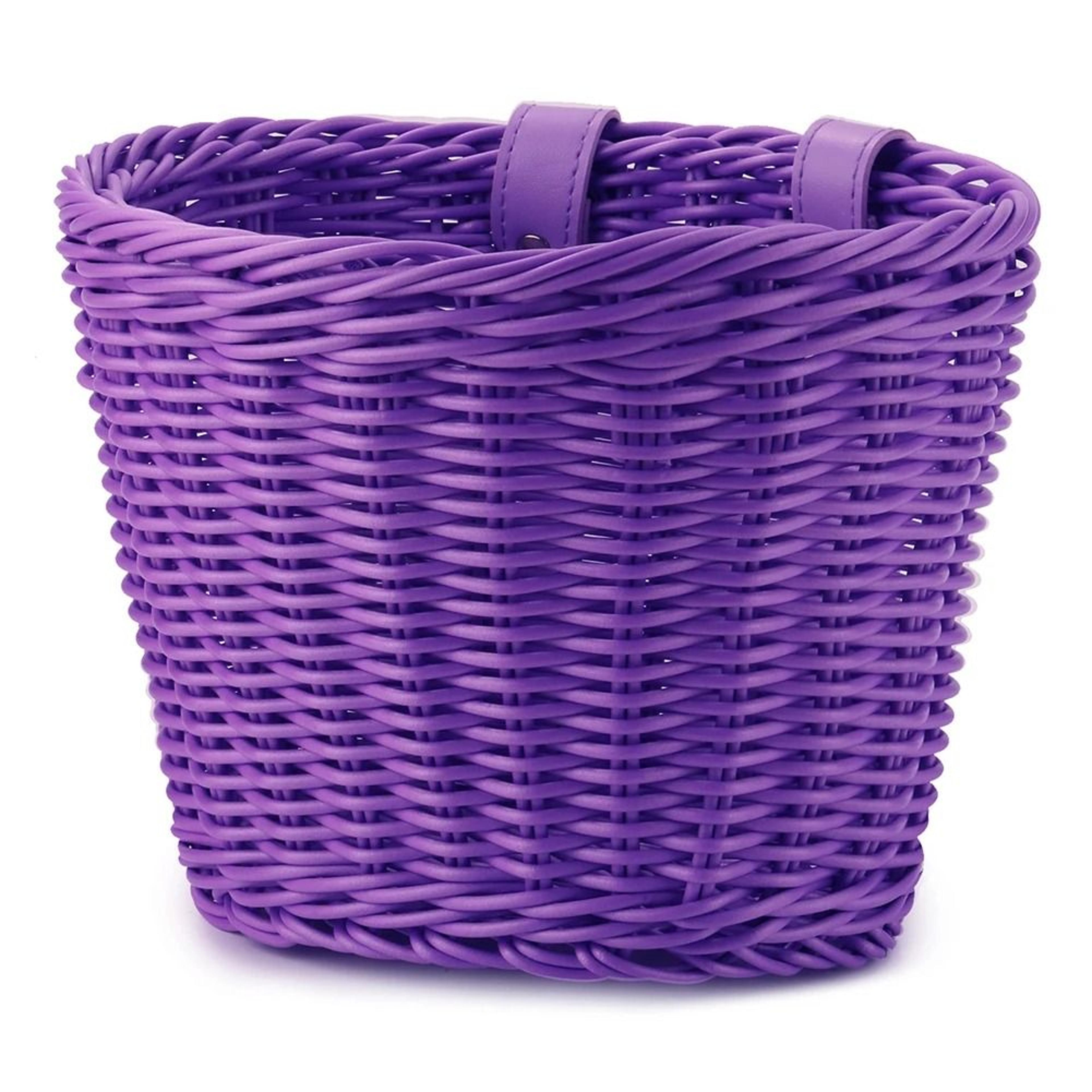 HandWoven Adjustable Bicycle Basket  Multifunction Front Handlebar Carrier  Executive Artisan Trans 8