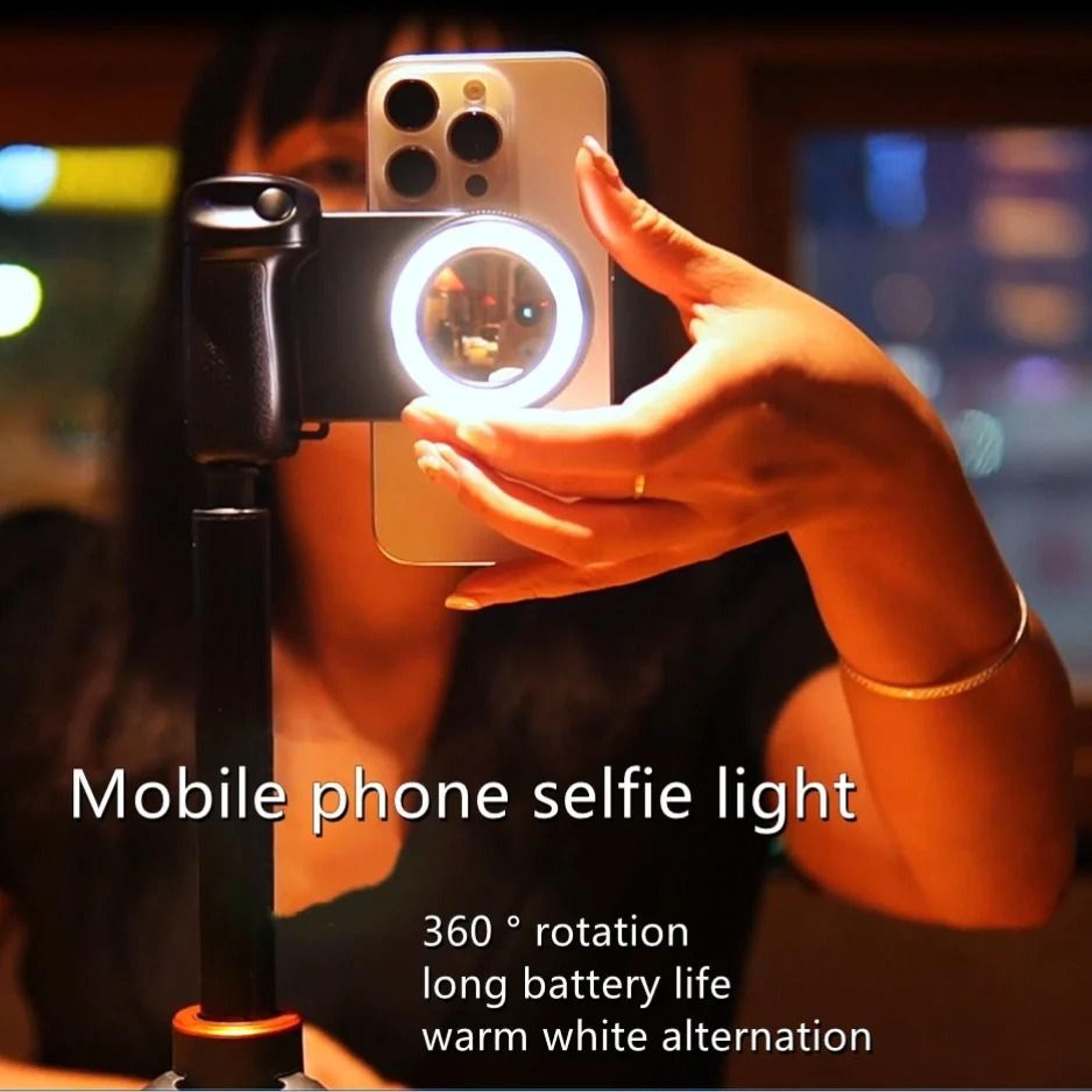 bbc9 magnetic smartphone grip | 30m bluetooth remote & fill light | executive cinematic capture sanctuary