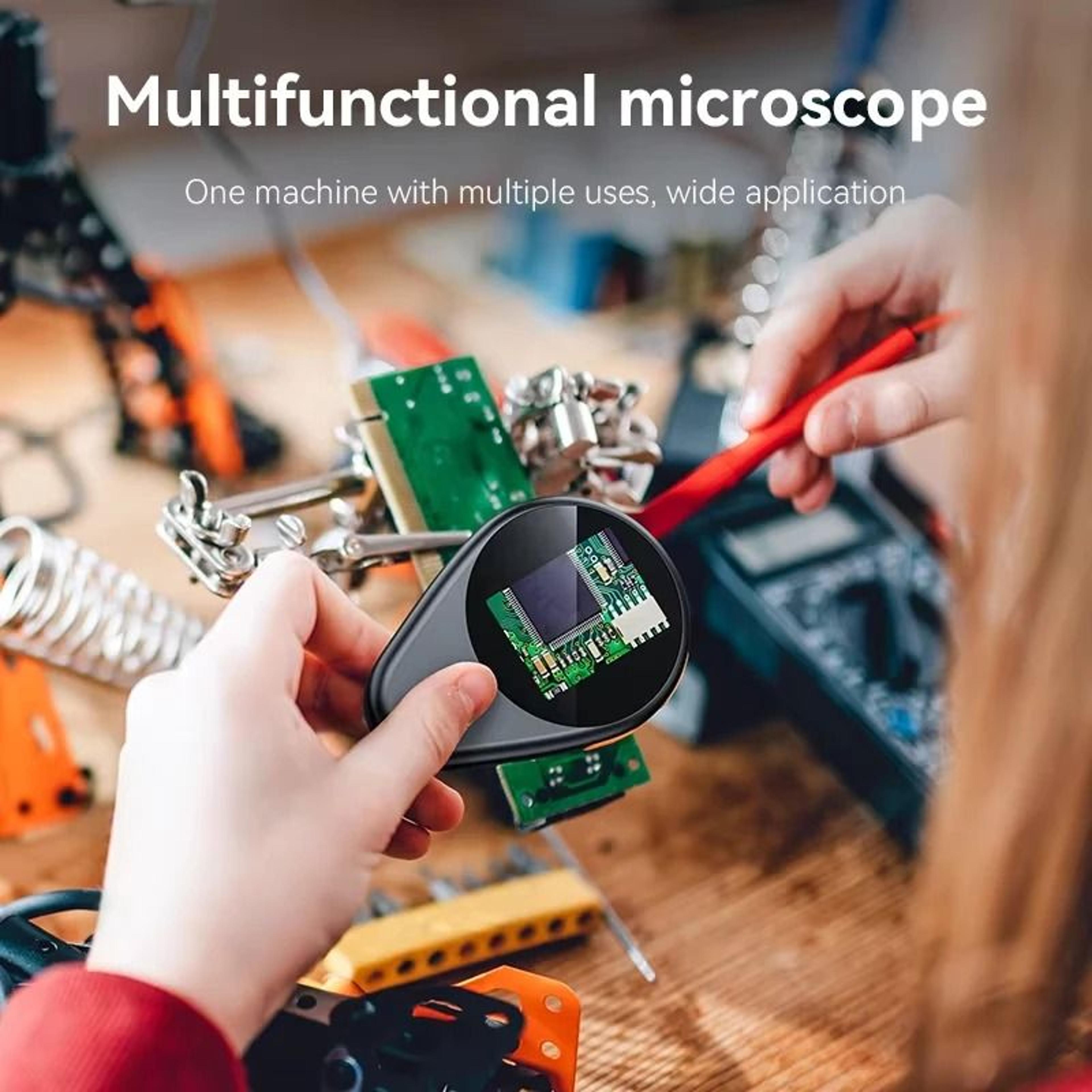 Executive 500X AutoFocus Digital Microscope  2MP IPS Studio Display  Boutique Precision Inspection  3