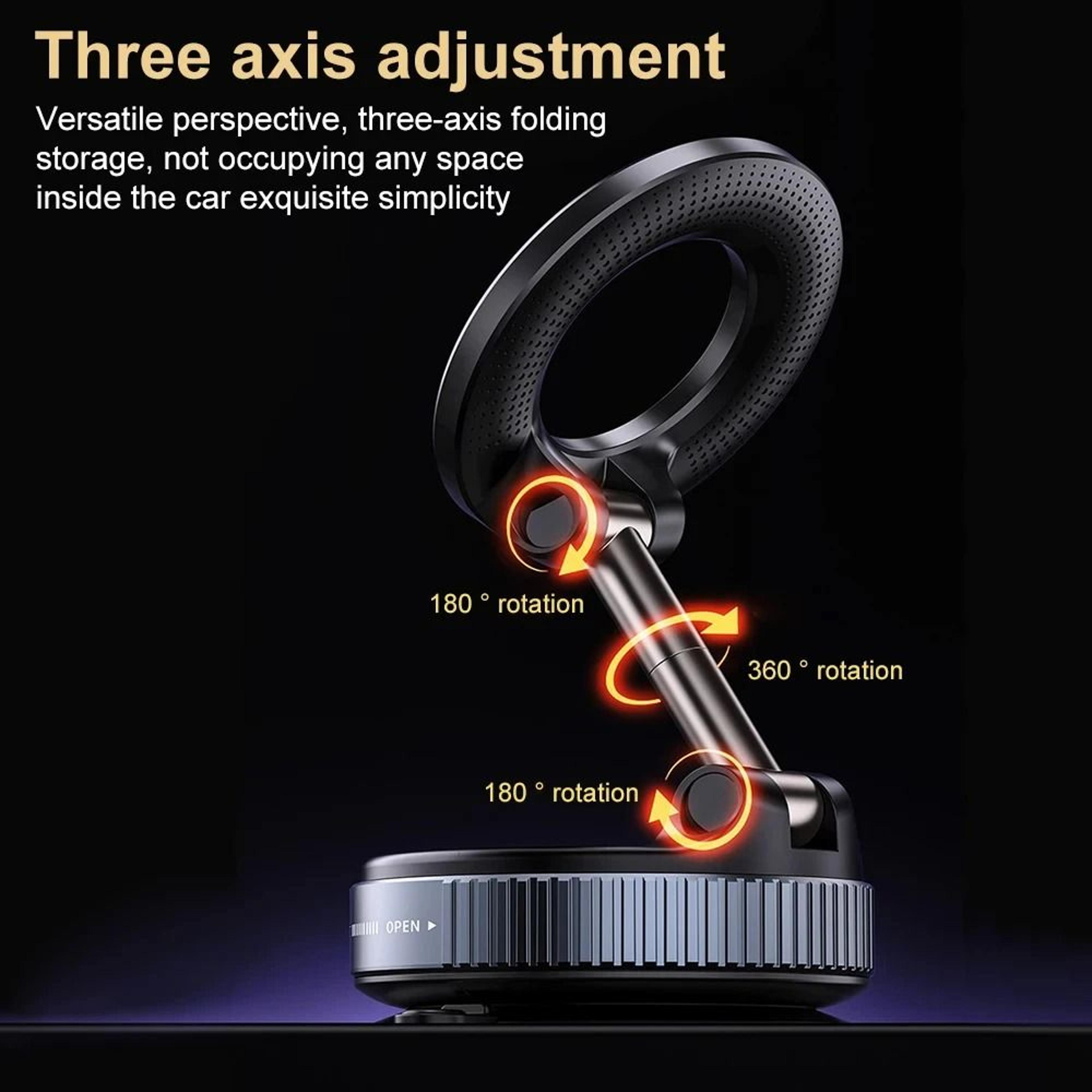 Executive 360 Magnetic Dashboard System  Rotating Suction Cup Bracket  Boutique Mobile Interior San 4