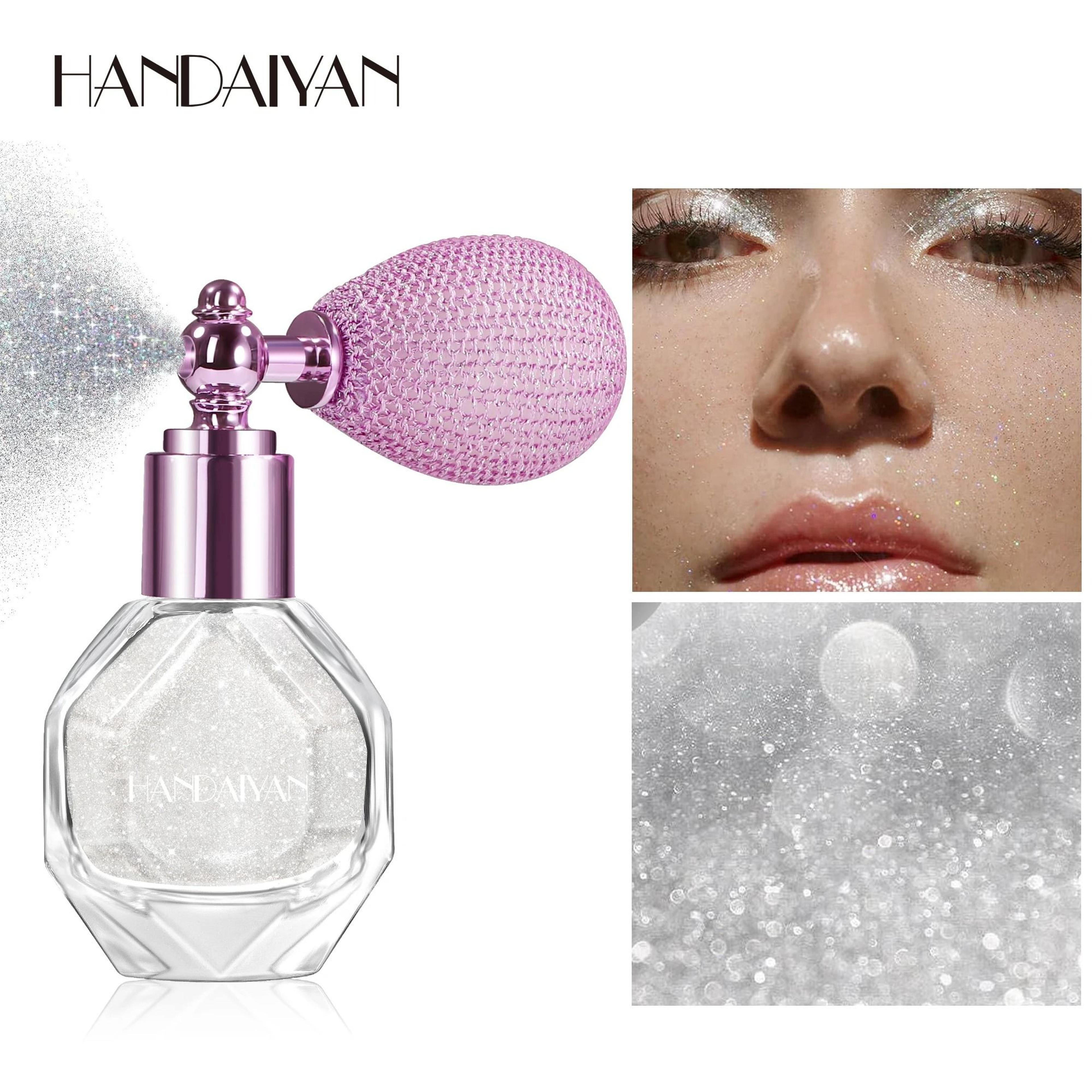 Glitter Highlight Body Mist  Vintage Bulb Atomizer System  Boutique Radiance Sanctuary 2