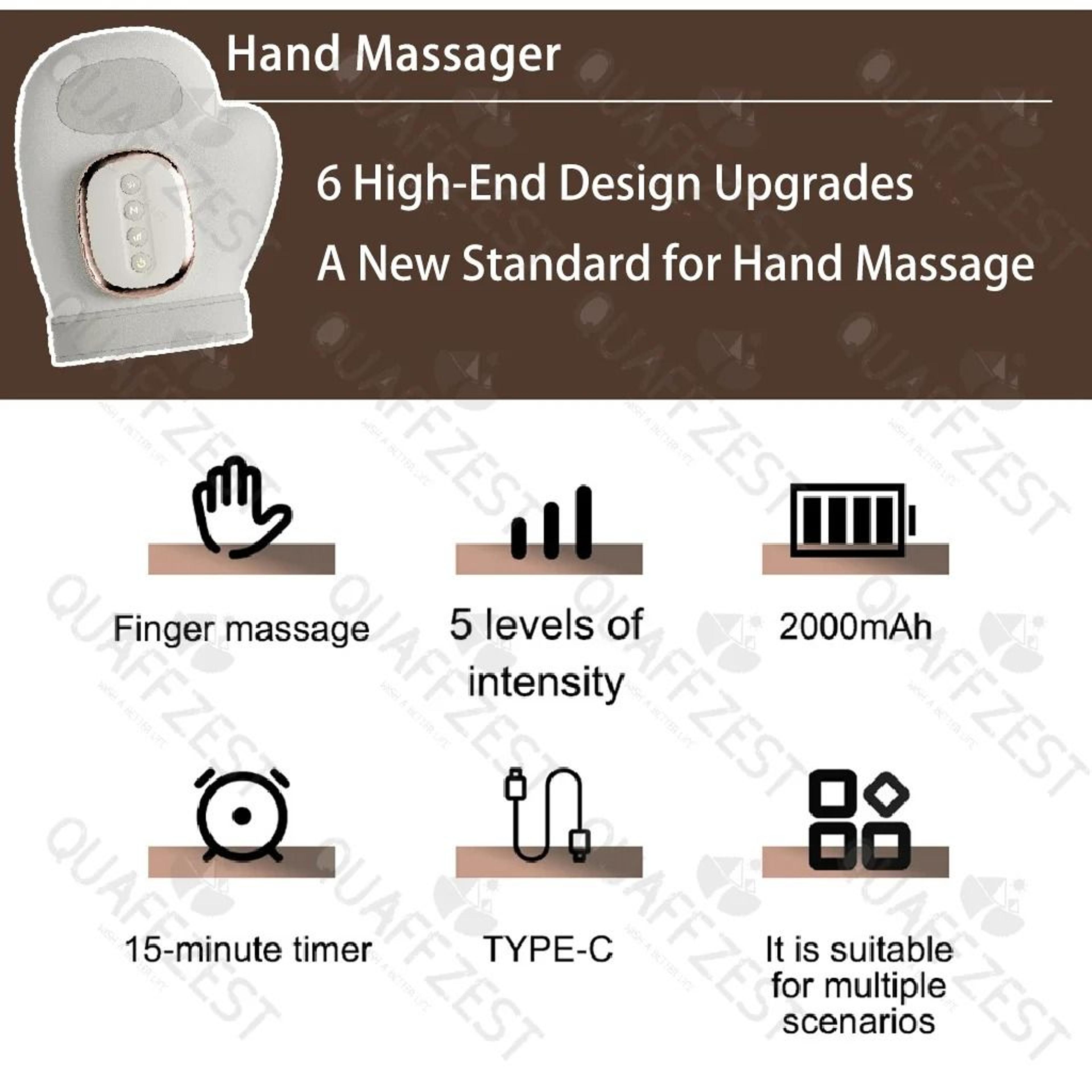 AeroCompression Hand Massager  Carpal Tunnel Recovery Glove  Boutique Wellness Therapy Sanctuary 1
