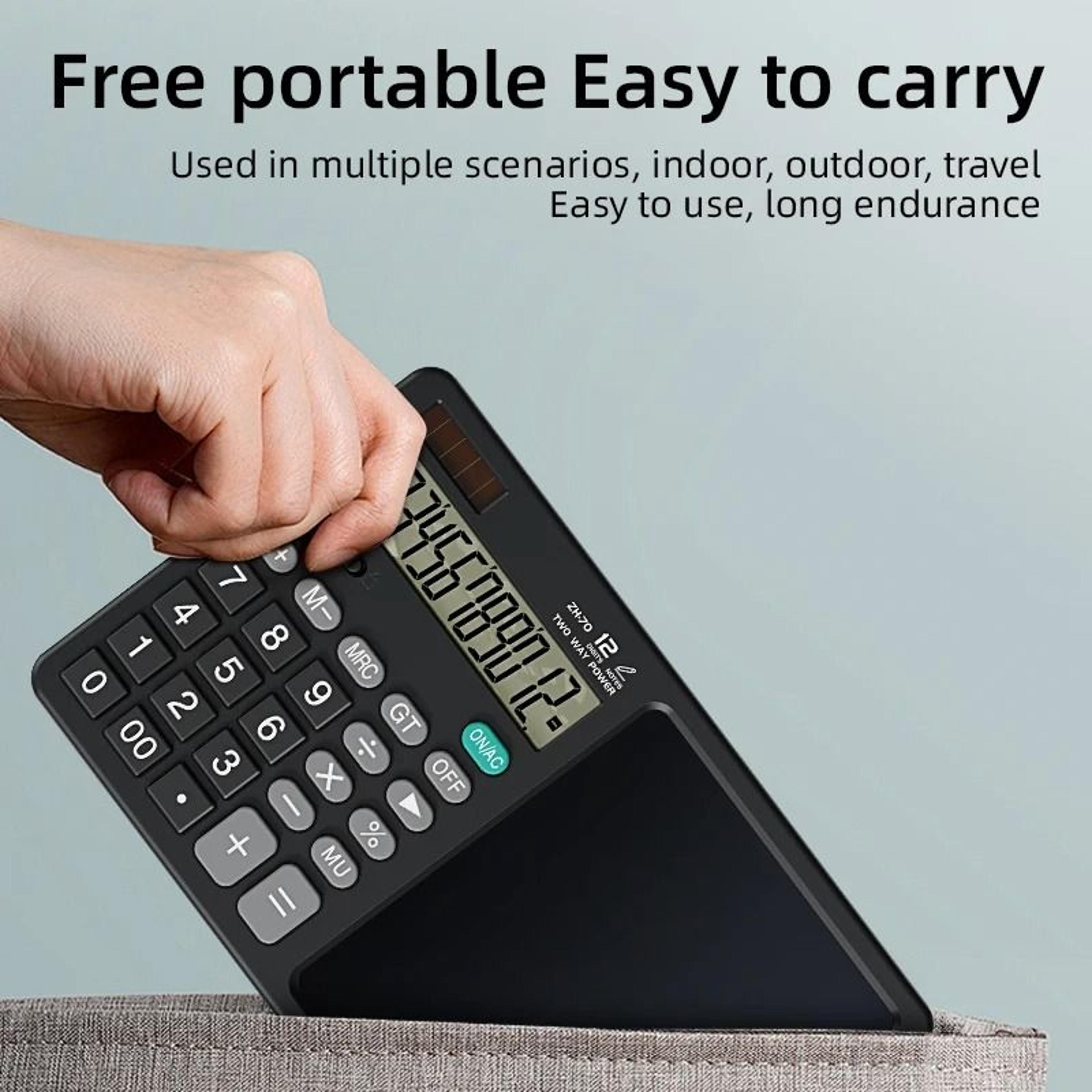 DualLogic Calculator Tablet  12Digit Scientific Writing System 1