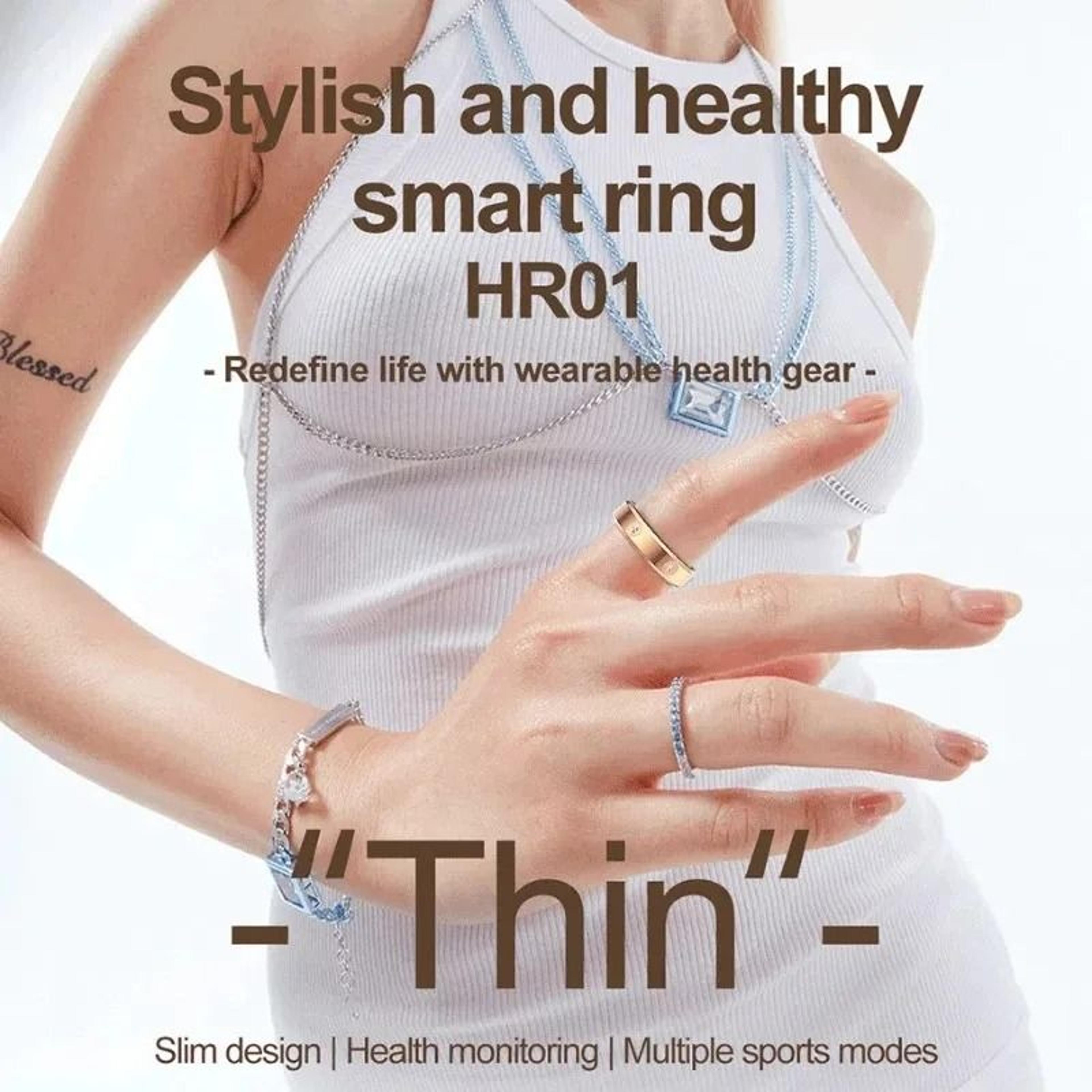 Xiaomi Smart Ring HR01 Health Monitor With Heart Rate Stress Measurement And Waterproof Fitness Tra 4